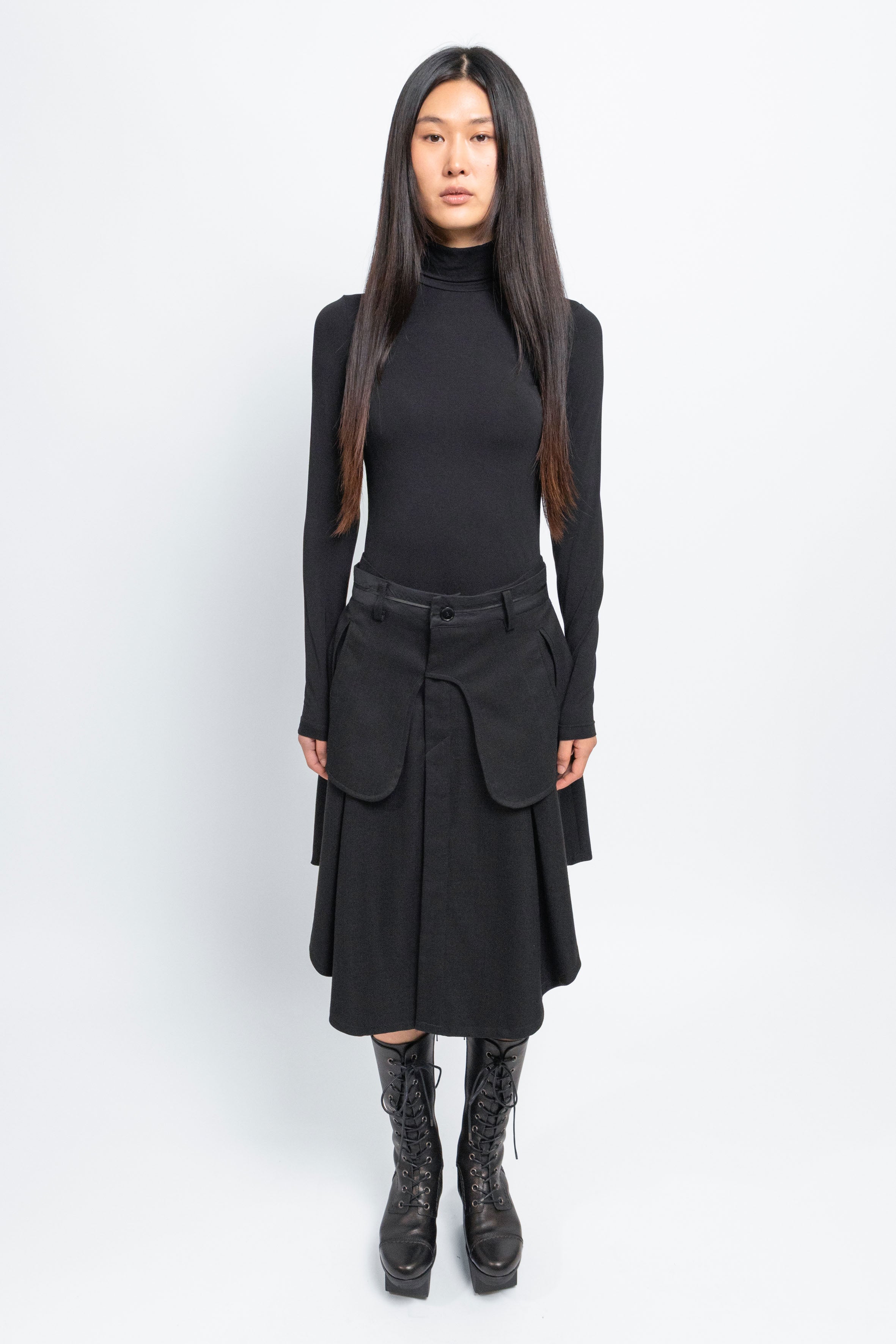 esther-perbandt-waistband-rock-schwarz-midi-damen image 1