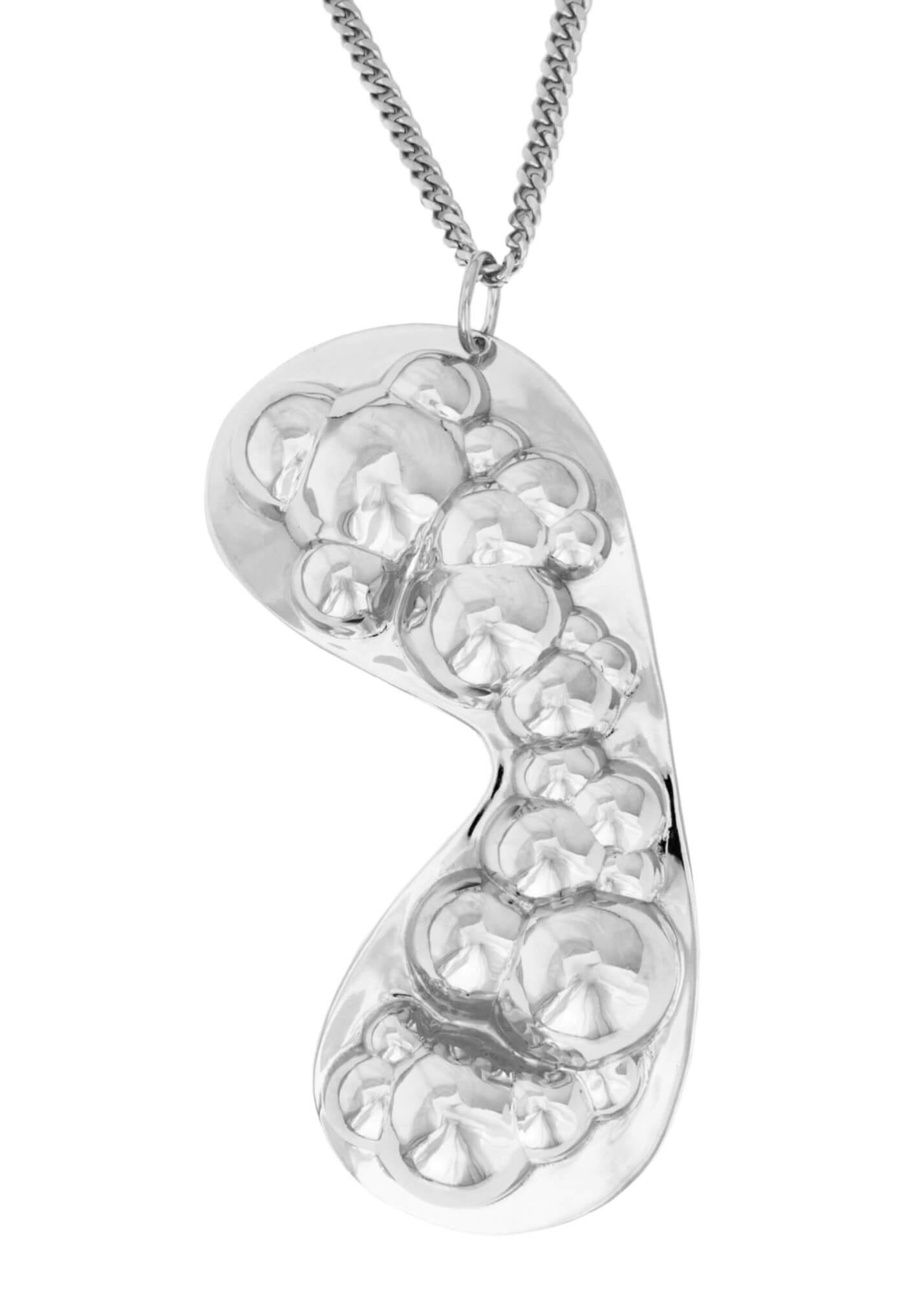 esther-perbandt-sleepmask-bubble-halskette-silber-60-cm image 5