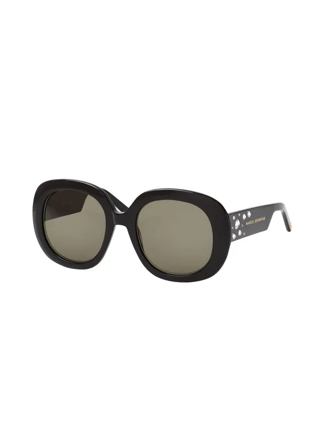 marcel-ostertag-tiantang-s21-sonnenbrille-schwarz-gr-n-strass image 1