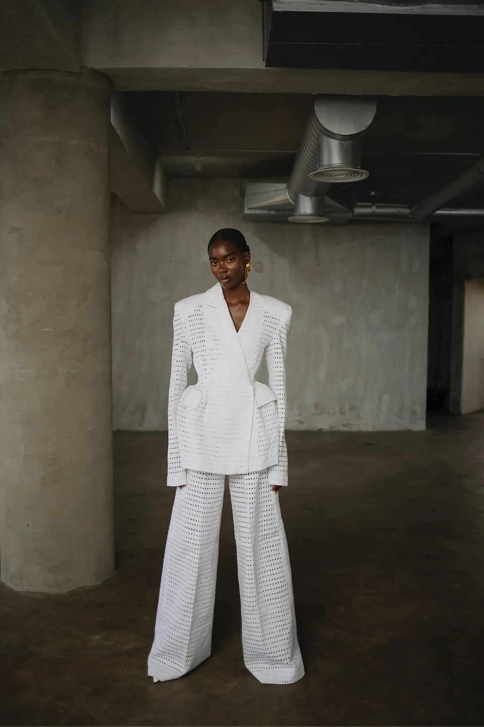 fruch-ala-pant-suit-hosenanzug-asooke-handgewebt image 1