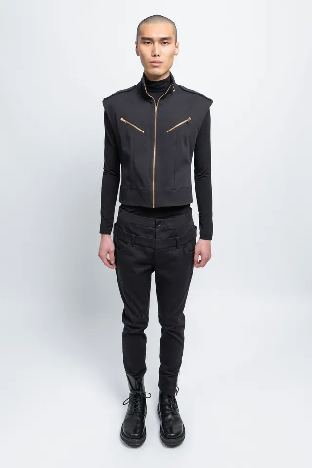 esther-perbandt-skinny-norris-gold-hose-herren-schwarz-stretch image 1