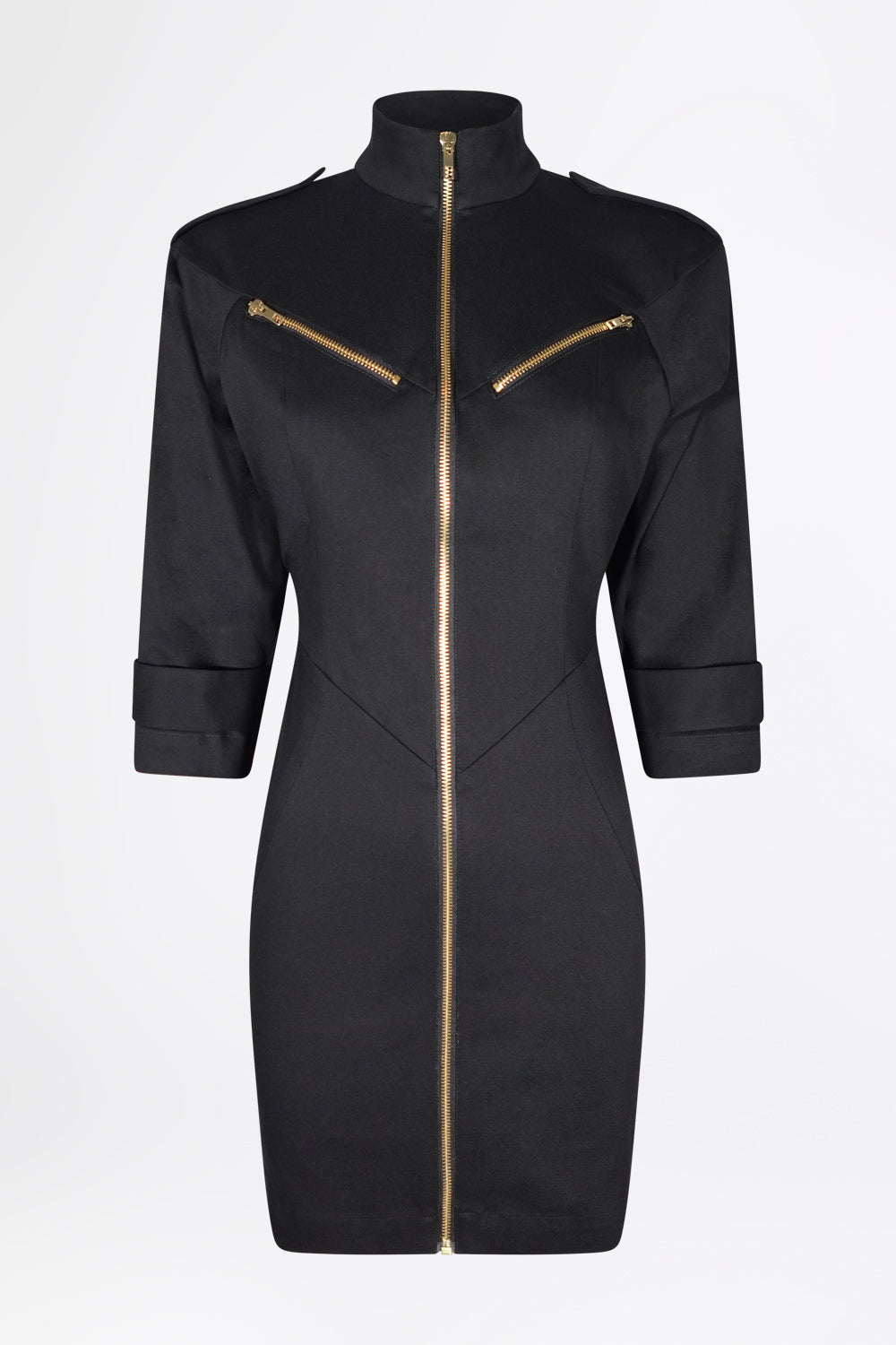 esther-perbandt-marfa-kleid-damen-schwarz-baumwolle-rei-verschluss image 2