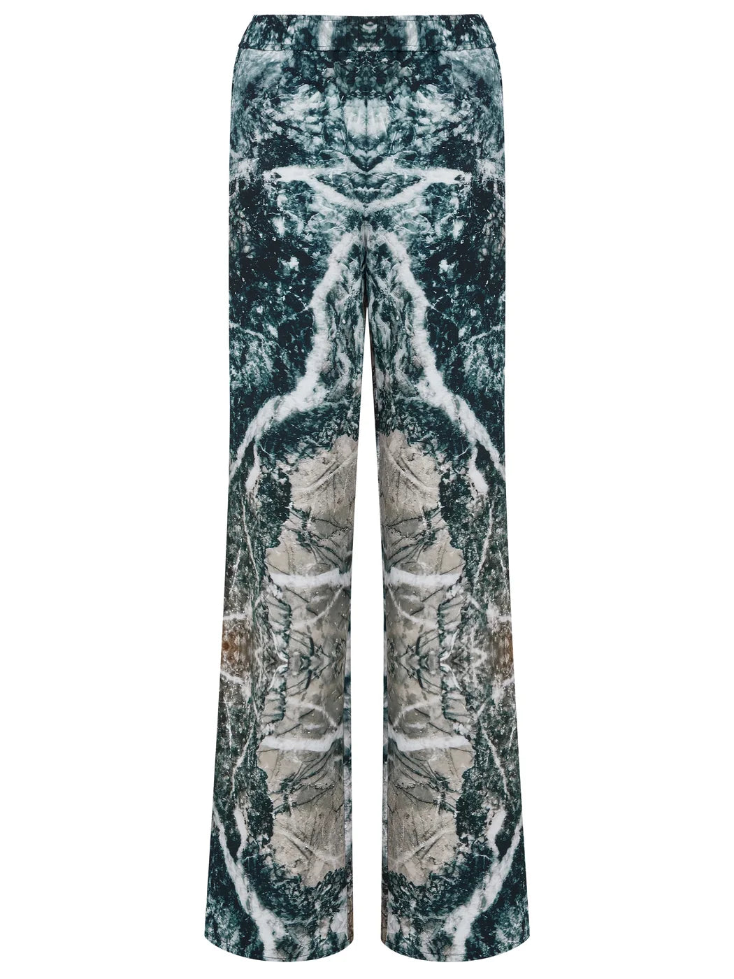 marcel-ostertag-damen-hose-marmorprint-petrol-gr-e-s-baumwolle image 2