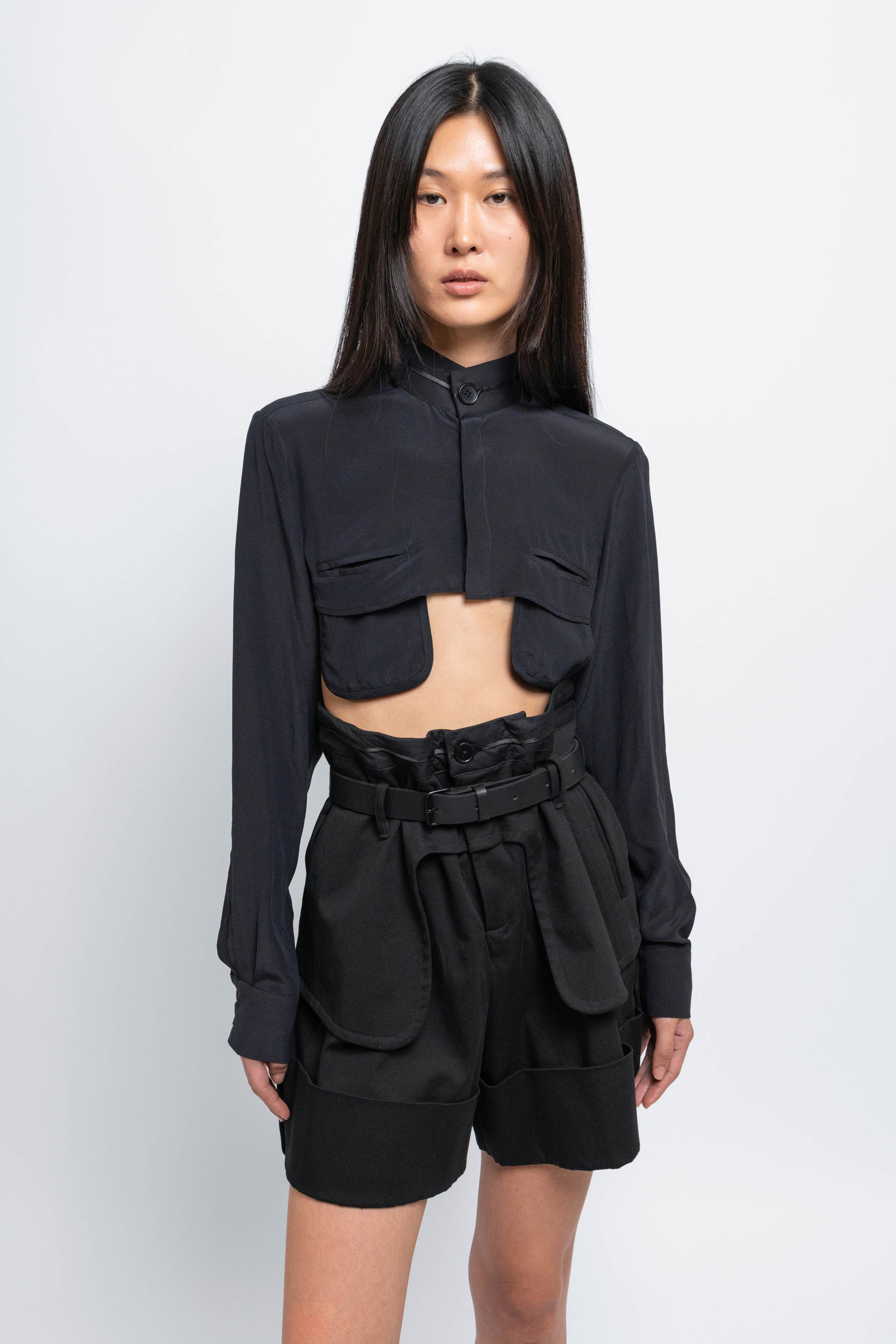 esther-perbandt-short-waistband-shirt-seide-schwarz image 3