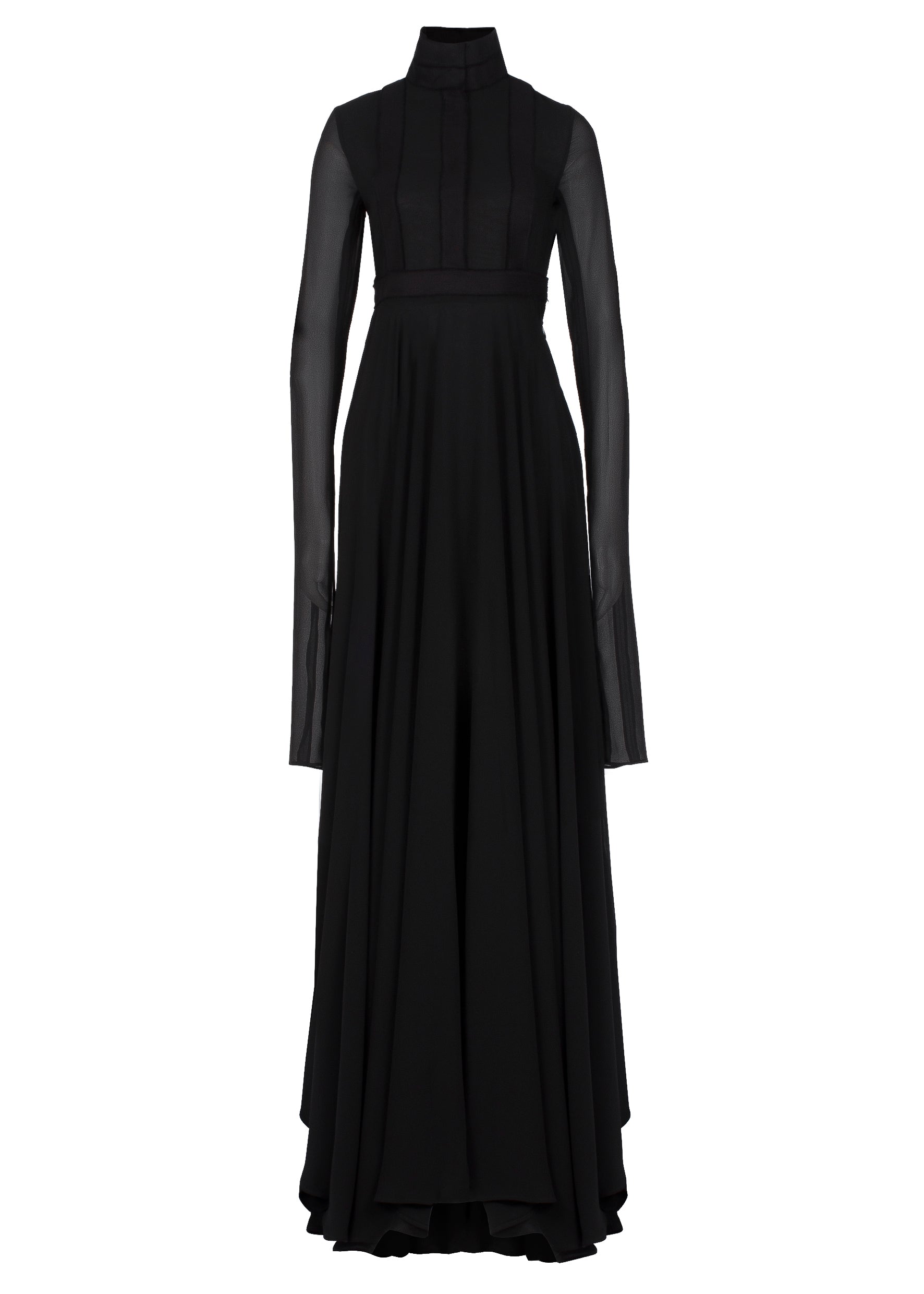esther-perbandt-houston-kleid-damen-schwarz-lang-seide image 4