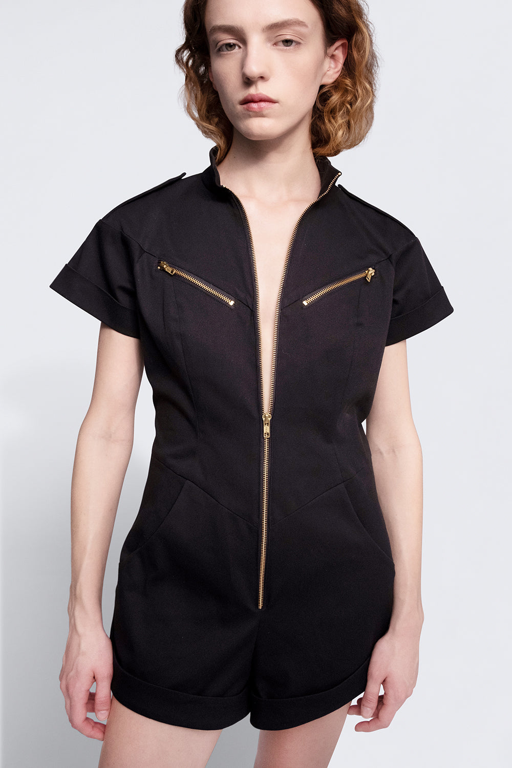 esther-perbandt-marfa-overall-damen-schwarz-kurz-baumwolle image 4