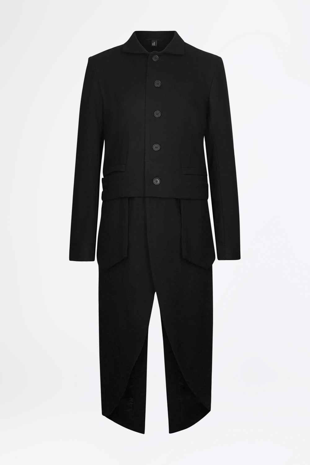 esther-perbandt-tailcoat-mantel-schwarz-wolle-damen image 2