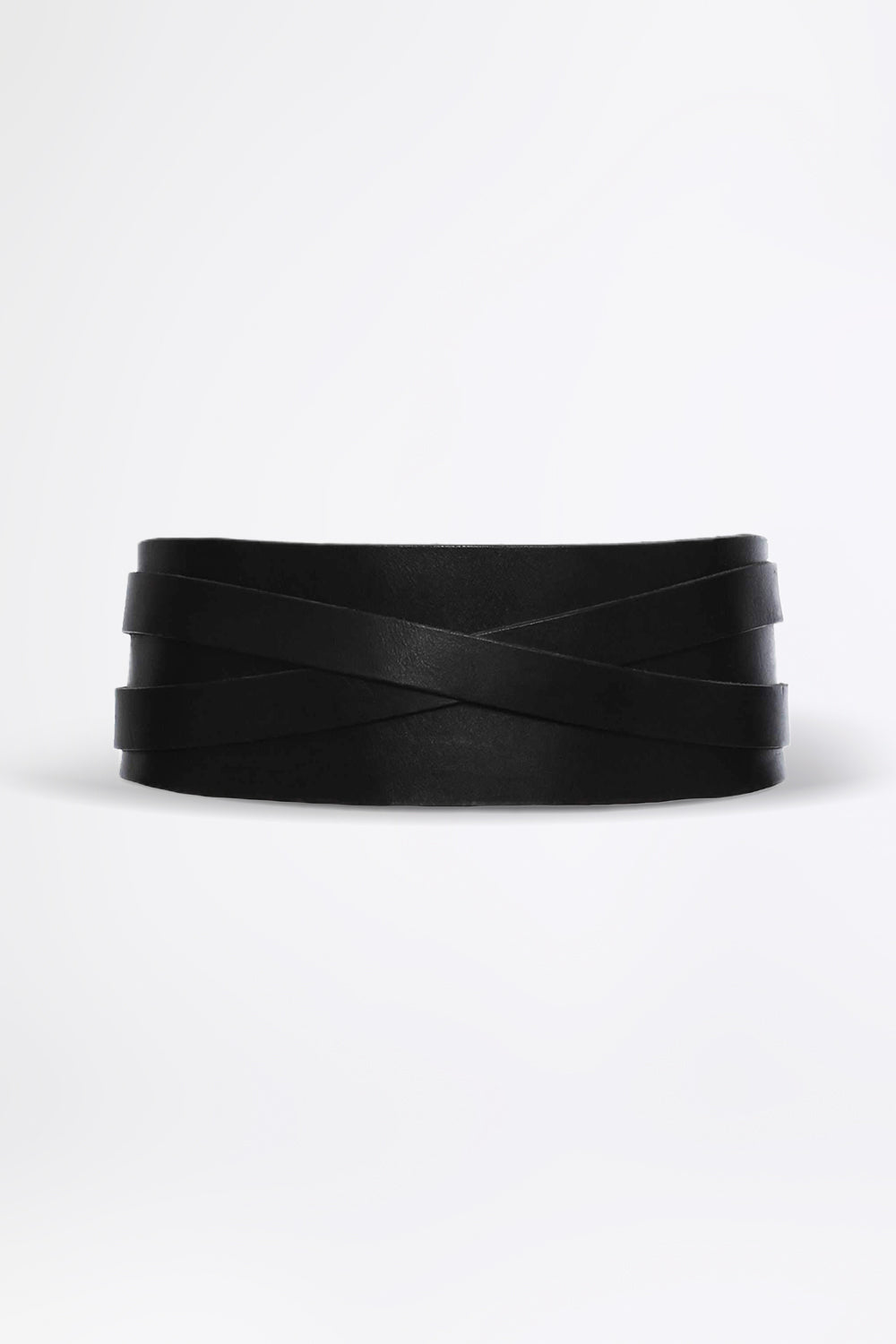 esther-perbandt-cross-g-rtel-schwarz-leder-breit image 1