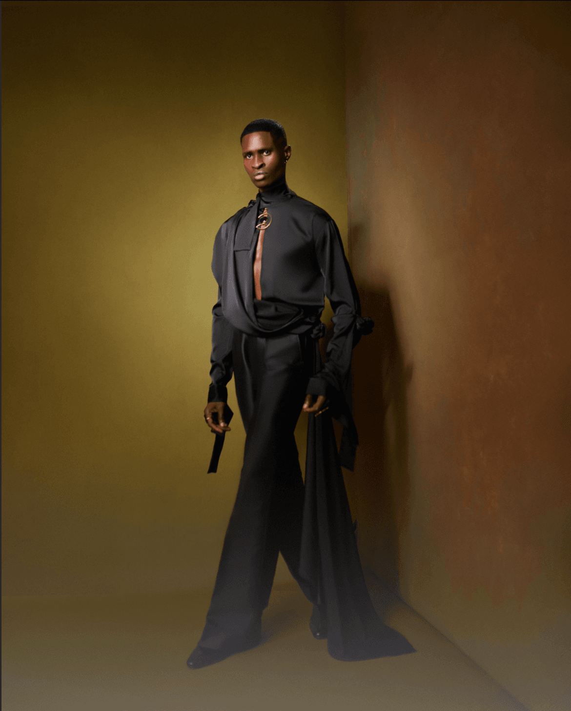 fruch-larry-shirt-unisex-satin-hemd-drapiert-knoten image 5