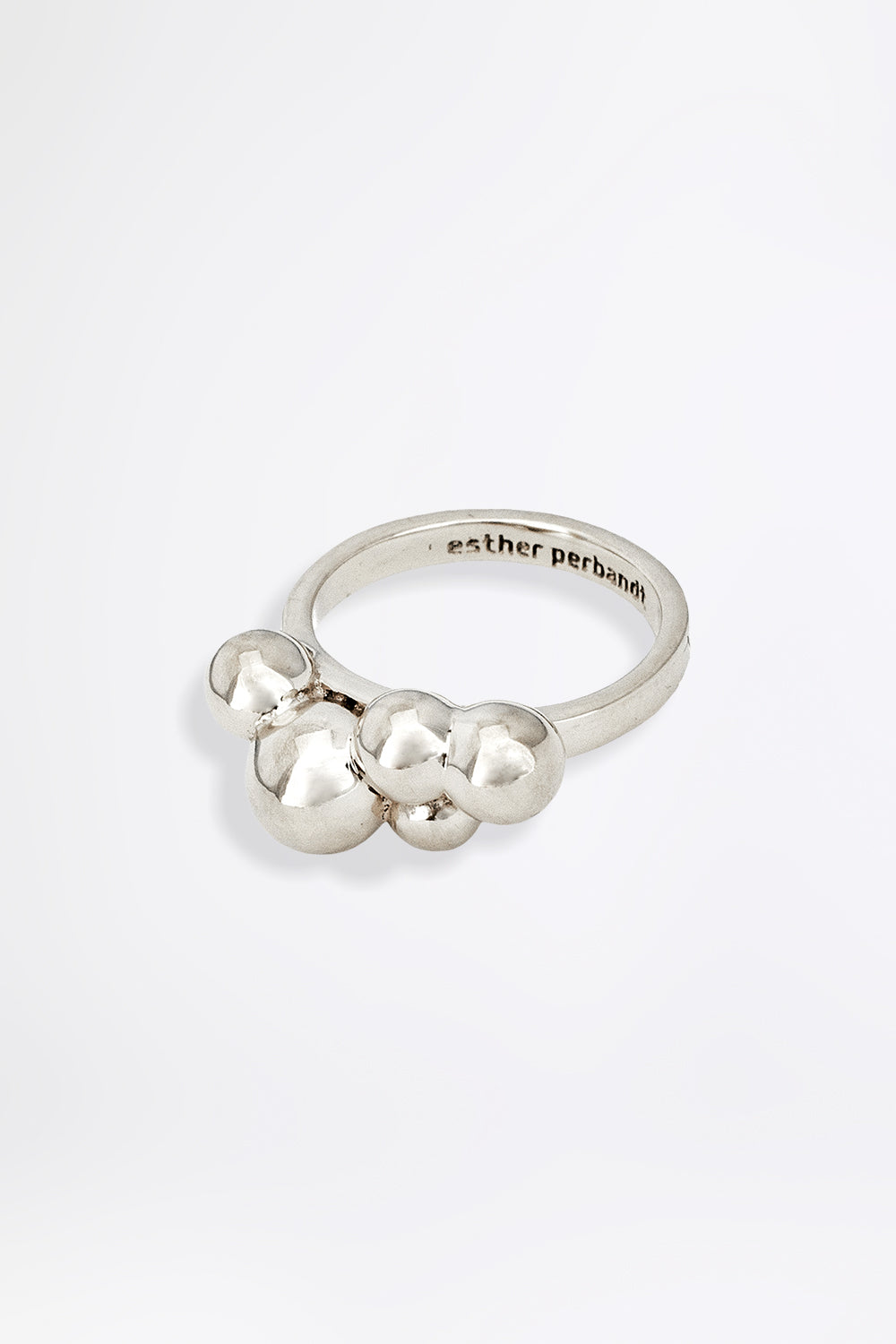 esther-perbandt-fine-bubble-ring-silber-edelstahl image 1