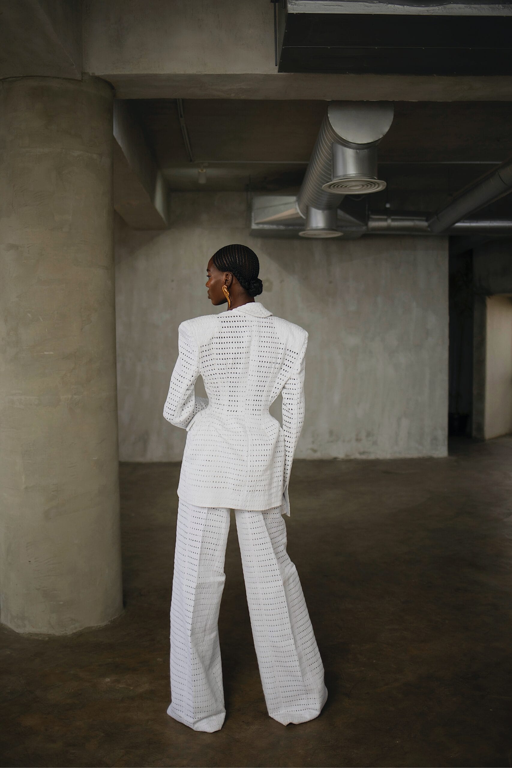 fruch-ala-pant-suit-hosenanzug-asooke-handgewebt image 2