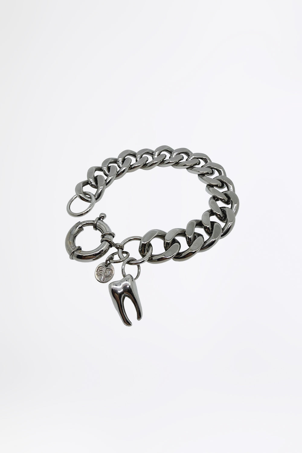 esther-perbandt-tooth-armband-silber-edelstahl-21-cm image 1