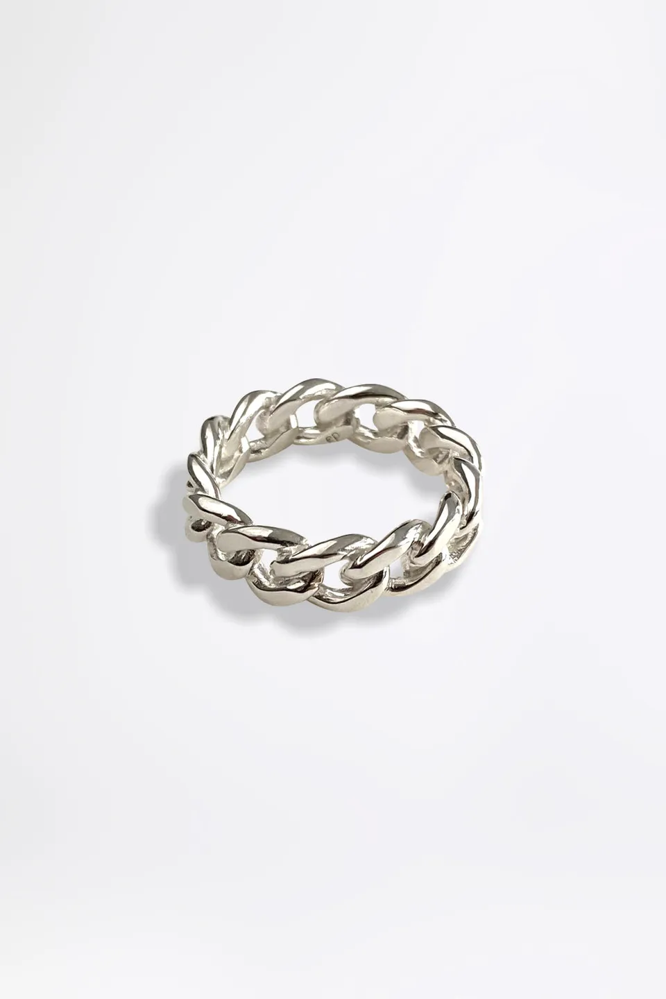 esther-perbandt-tank-chain-fine-ring-silber-edelstahl image 1