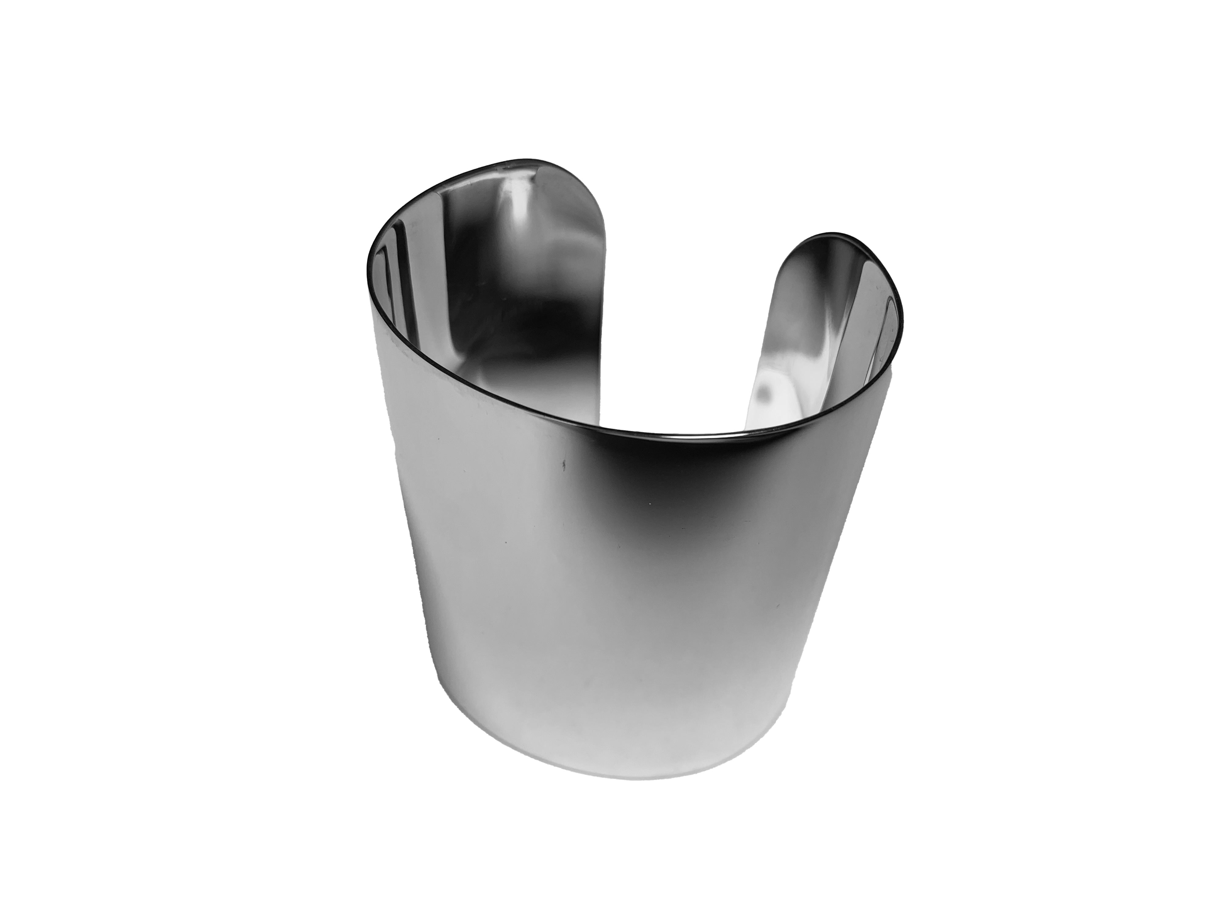 esther-perbandt-plain-cuff-armreif-silber-breit-verstellbar image 8