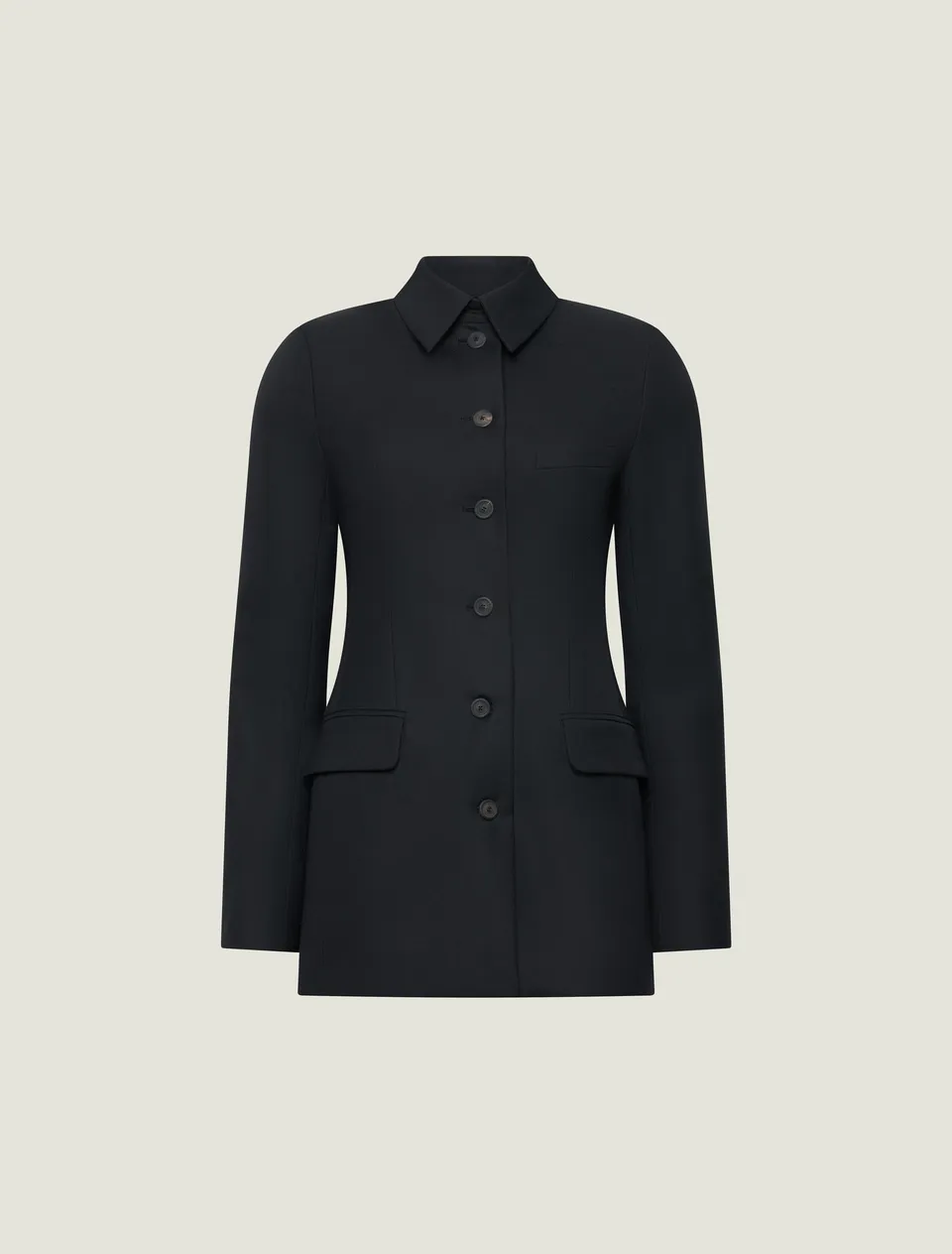 ioannes-tailored-jacket-blazer-poly-wolle-tailliert-deadstock image 1