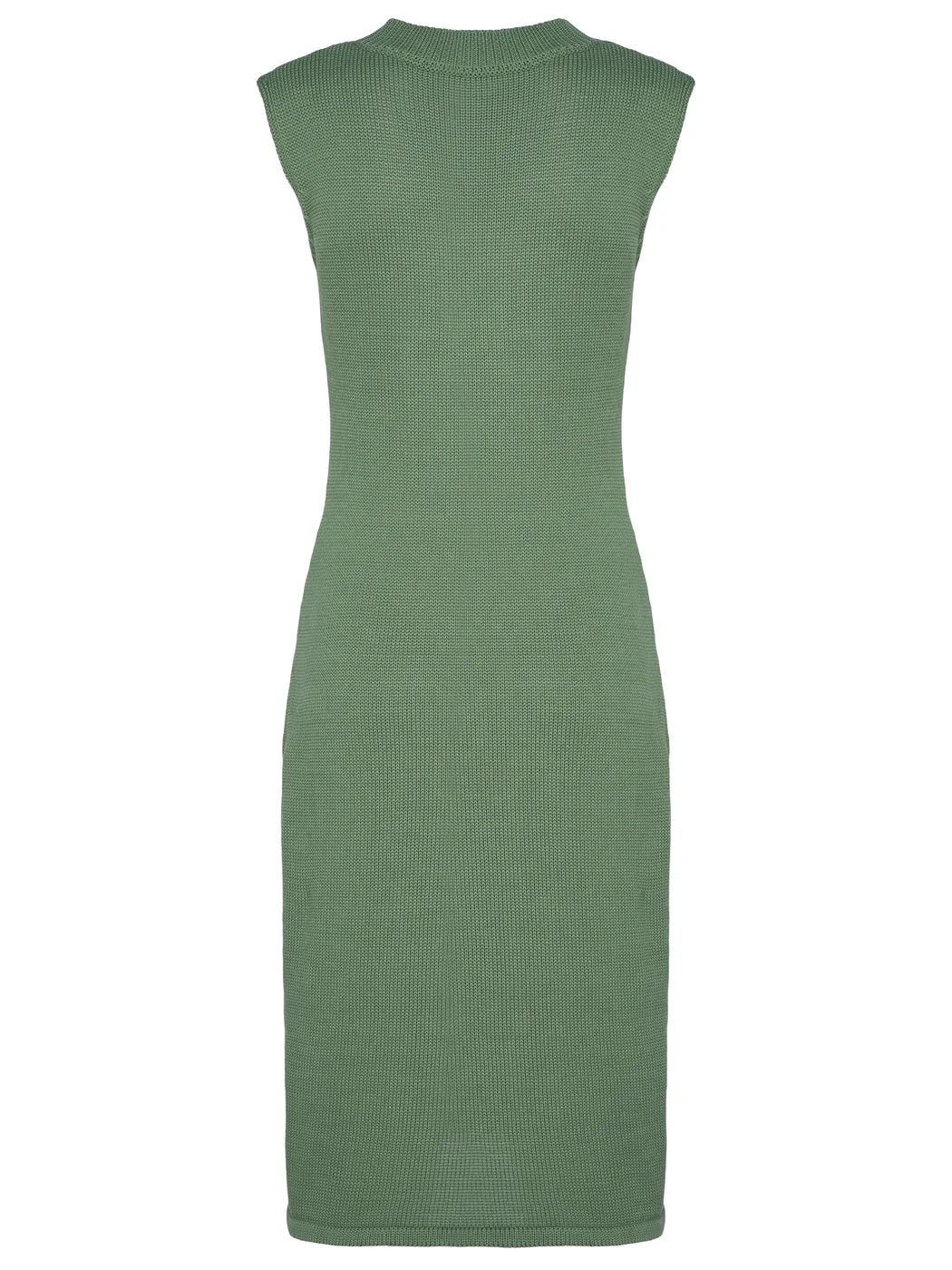 marcel-ostertag-damen-strickkleid-midi-kleid-gr-n-gr-36-baumwolle image 2