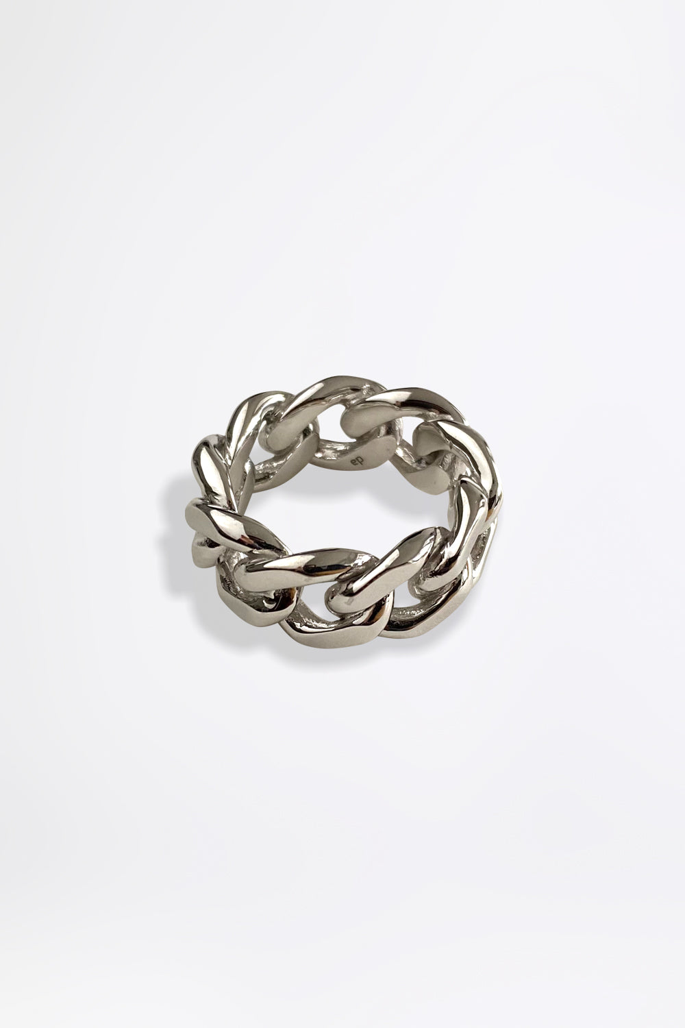 esther-perbandt-tank-chain-bold-silberring-1cm image 1