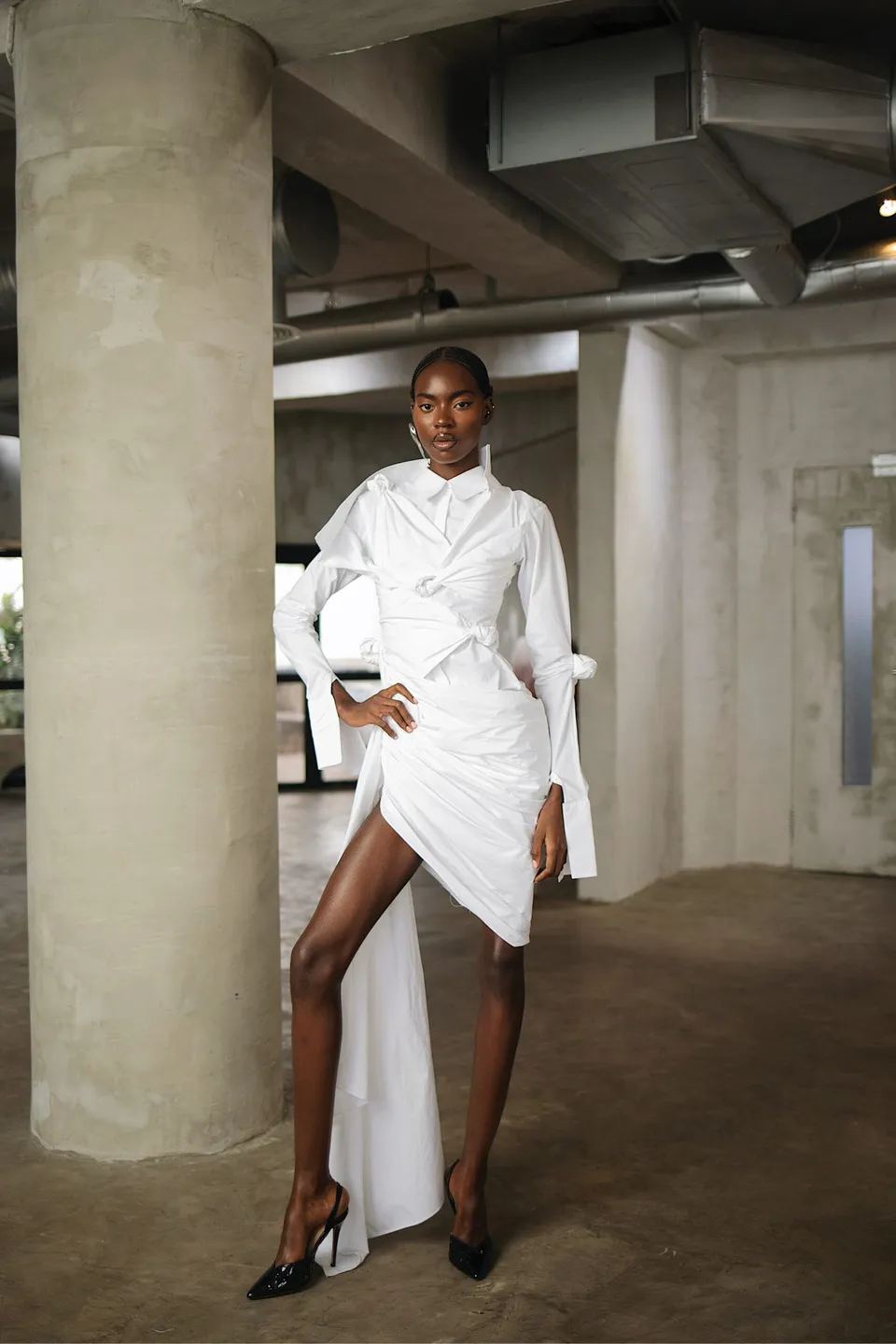fruch-madame-shirtdress-hemdkleid-wei-baumwolle image 1
