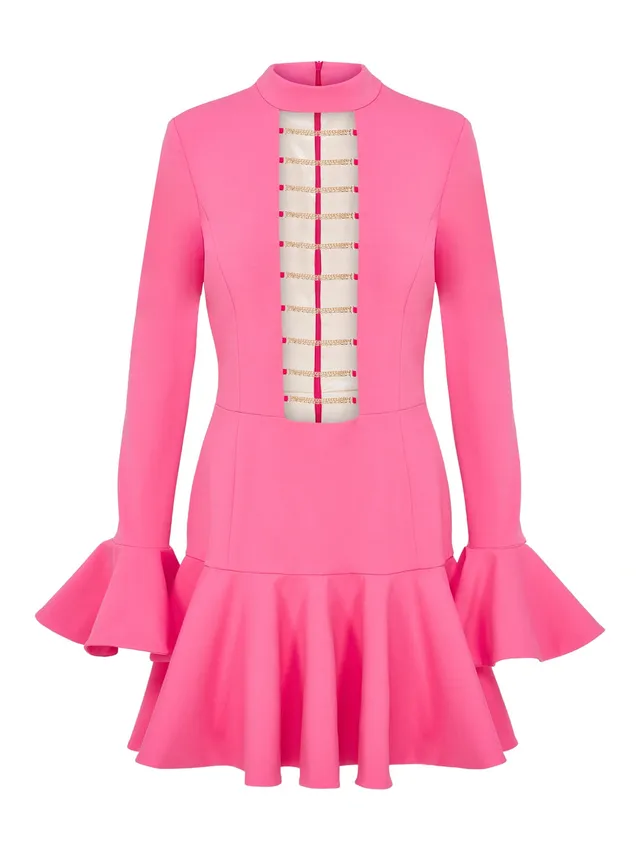 marcel-ostertag-kurzkleid-eden-pink-87-cm-gr-e-m image 1
