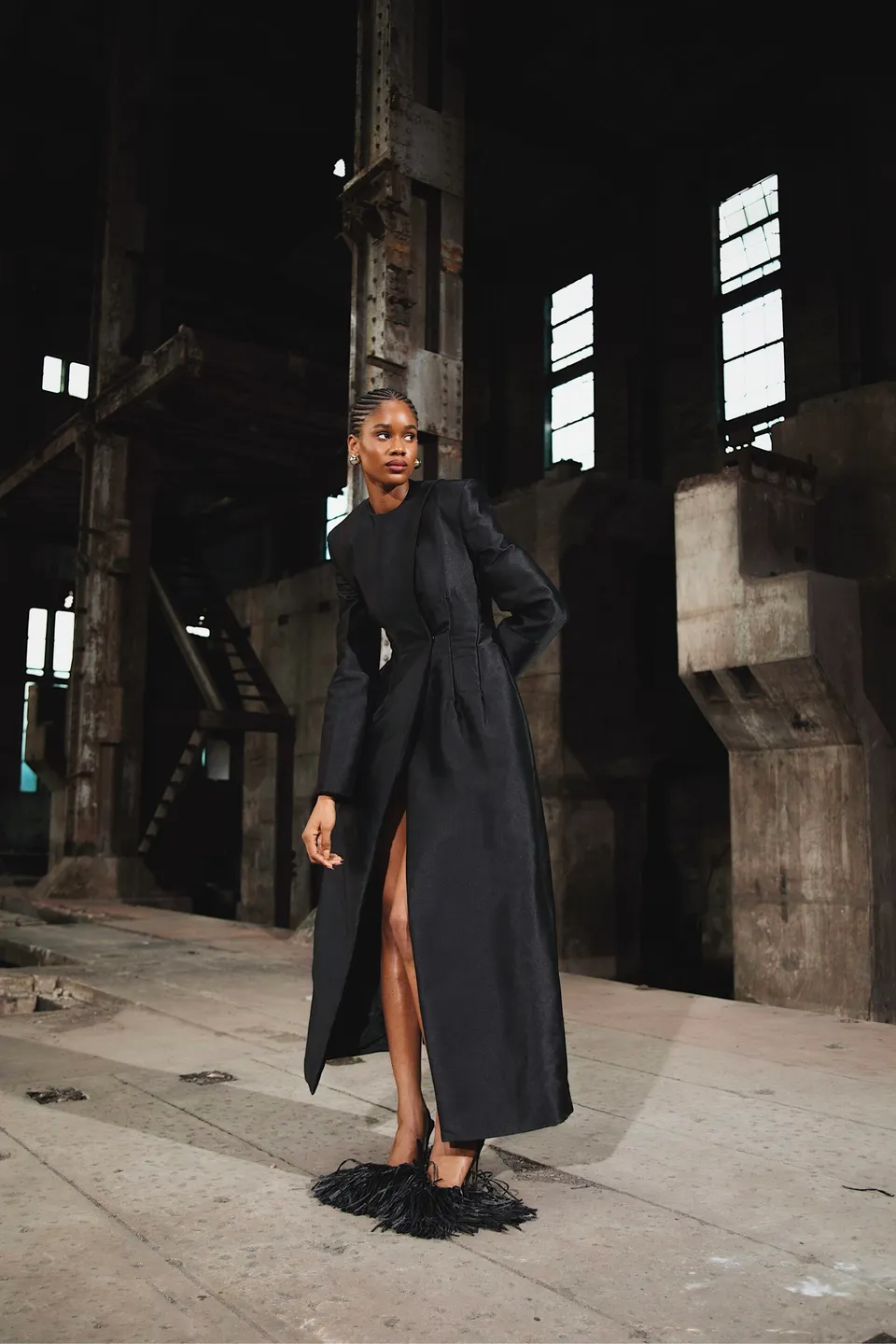 fruch-boku-trenchcoat-damen-kn-chellang-strukturiert image 1