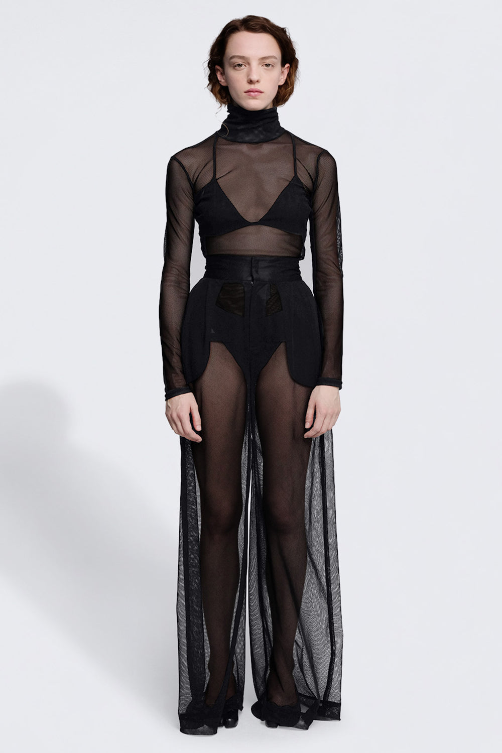 esther-perbandt-georgia-mesh-hose-schwarz-baumwolle image 1
