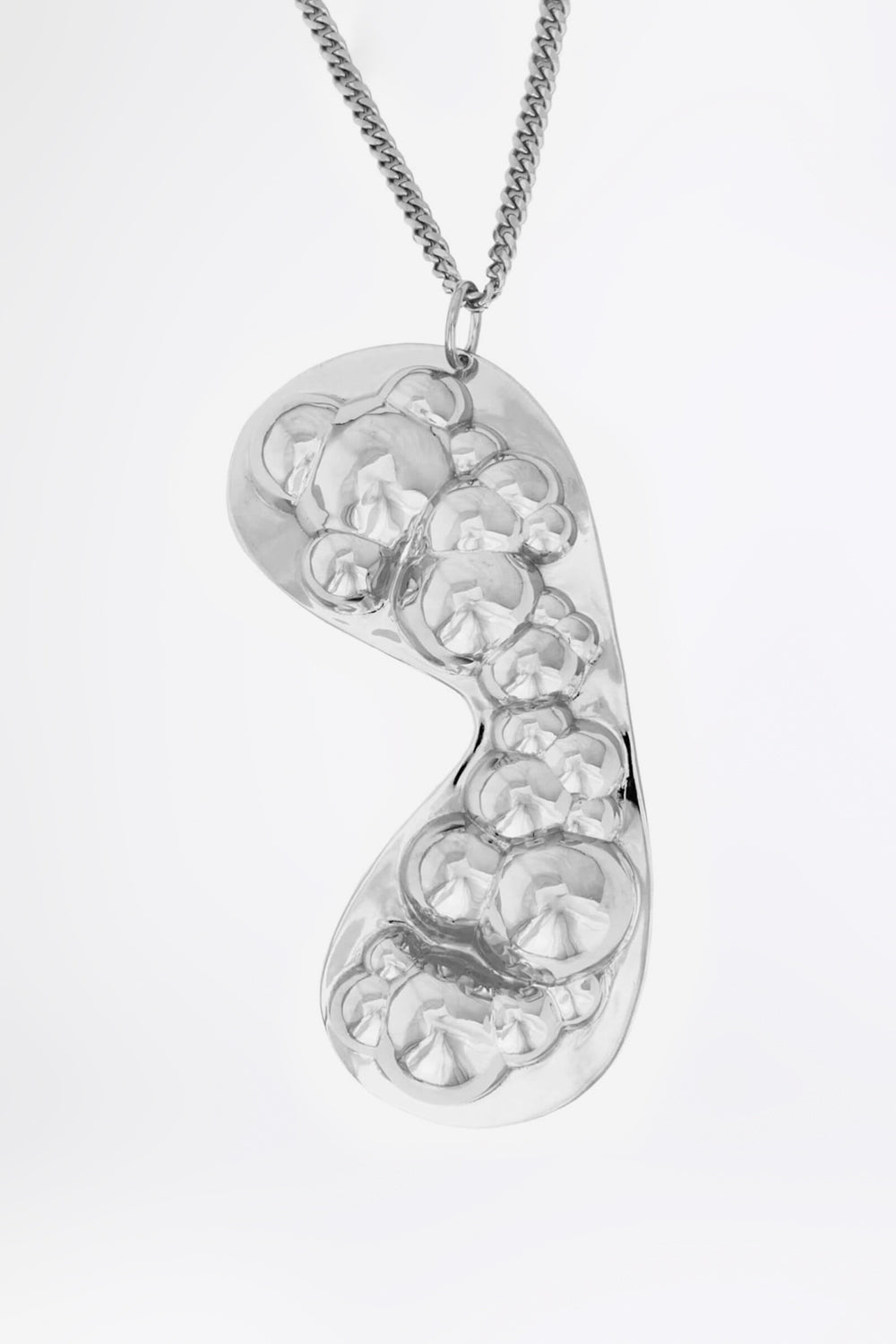 esther-perbandt-sleepmask-bubble-halskette-silber-60-cm image 1