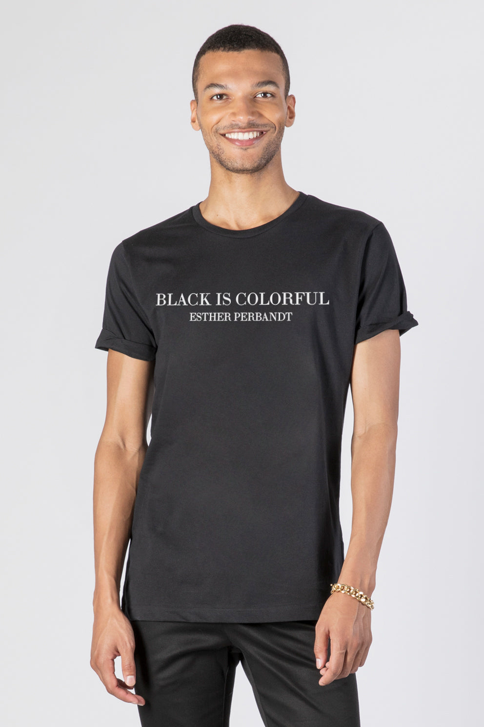 esther-perbandt-black-is-colorful-t-shirt-herren-schwarz-bio image 2