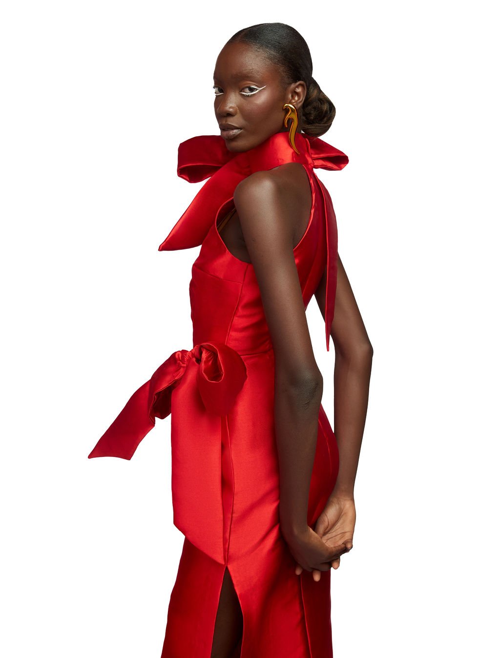 fruch-shagaya-kleid-lang-mit-schleifen-schlitzen image 3