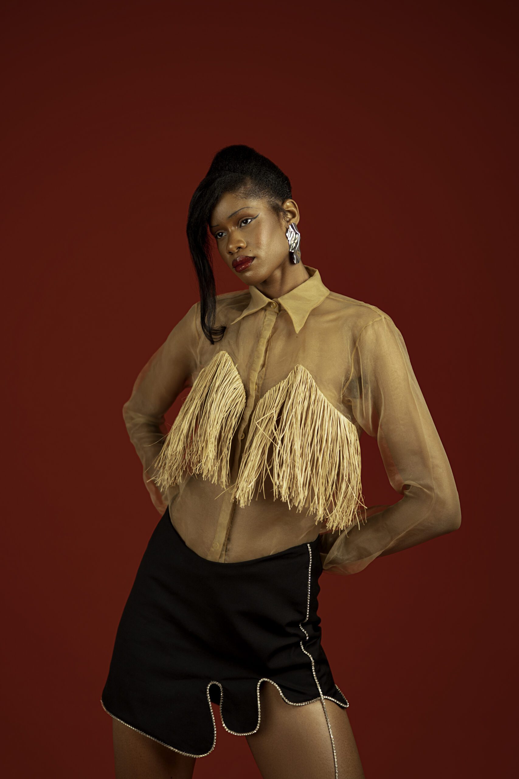 fruch-laila-shirt-organza-seidenbluse-nude-raffia image 2
