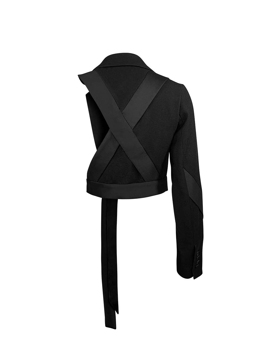 esther-perbandt-half-bond-jacke-damen-schwarz-wolle image 3