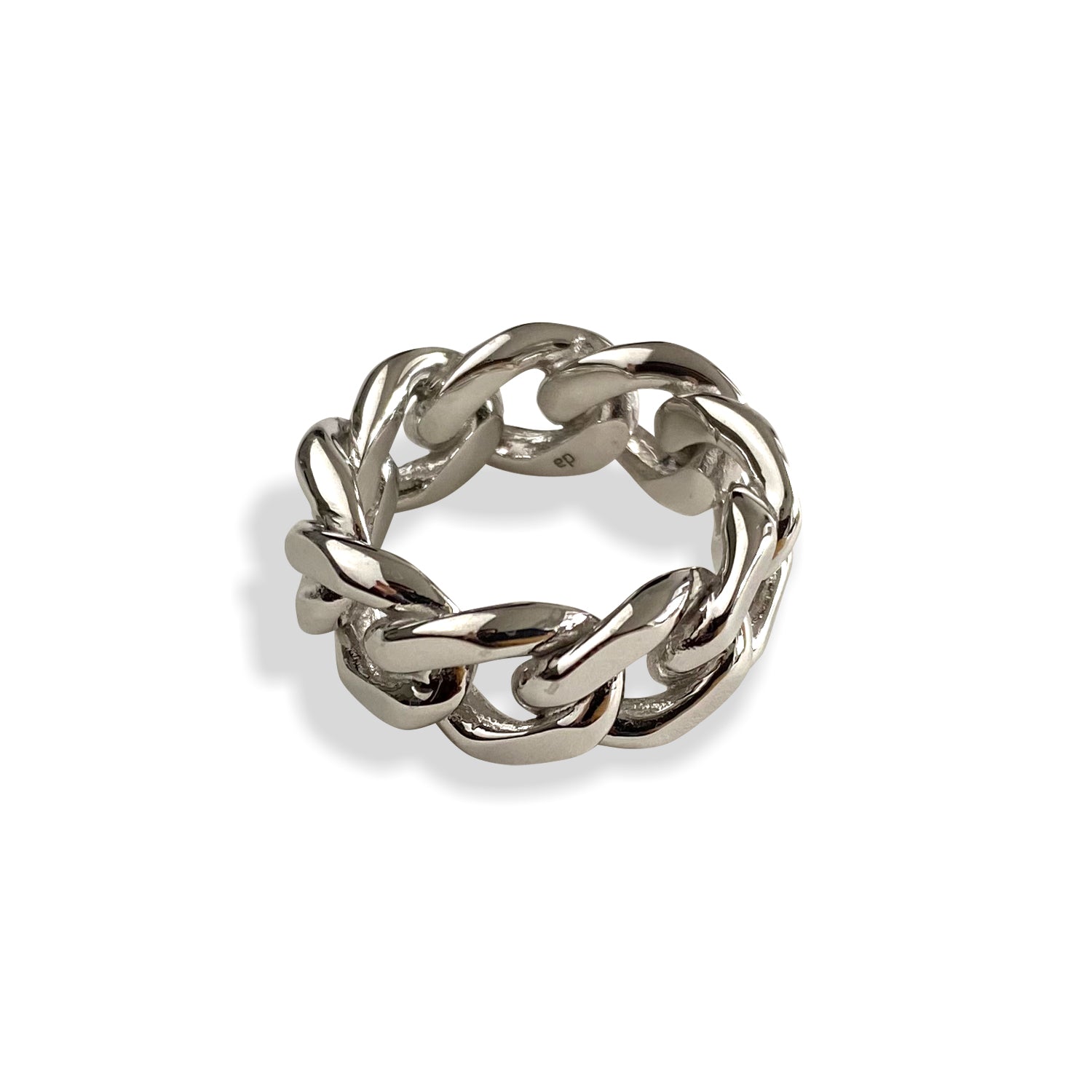 esther-perbandt-tank-chain-bold-silberring-1cm image 3