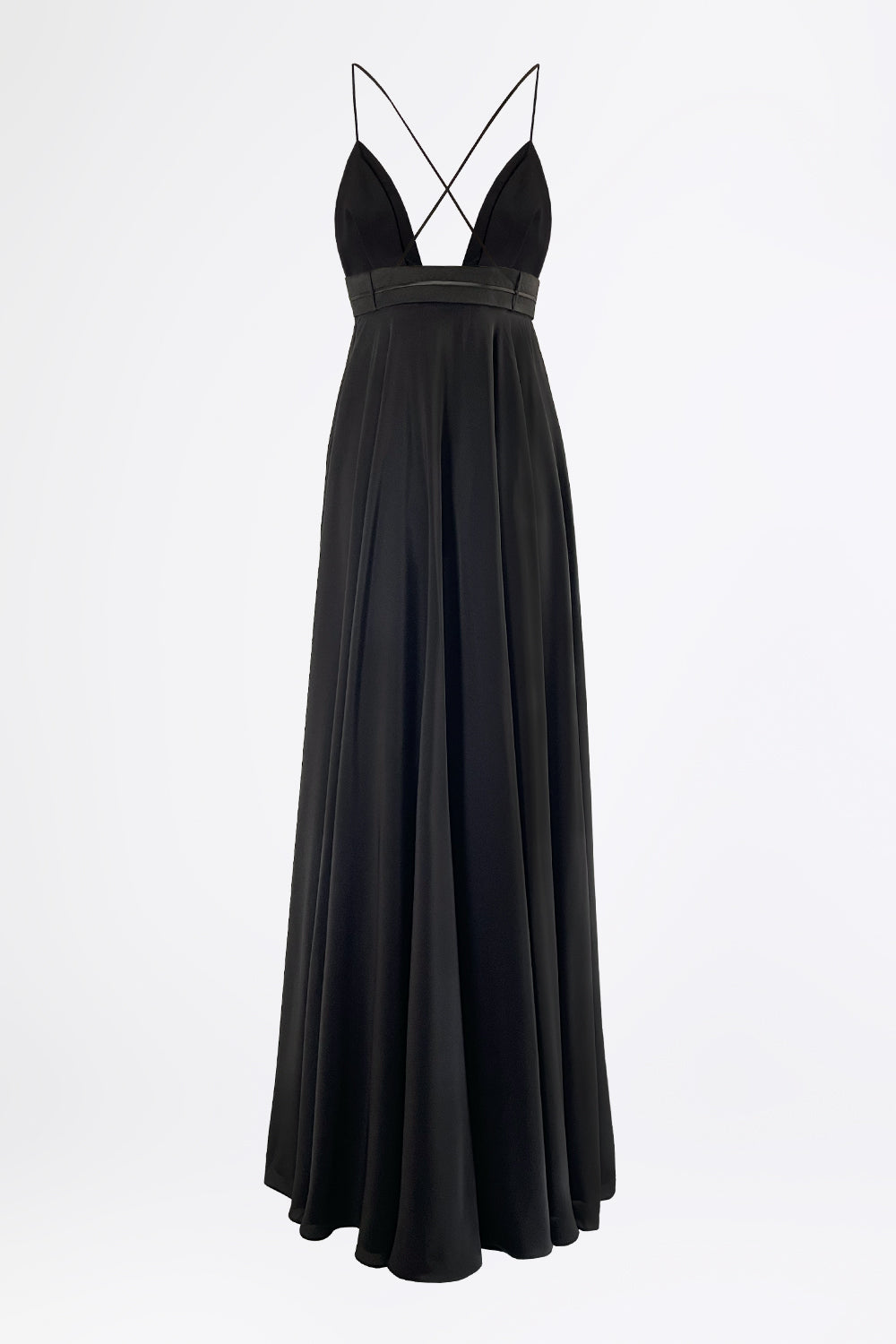 esther-perbandt-rooftop-waistband-kleid-damen-schwarz-seide image 8