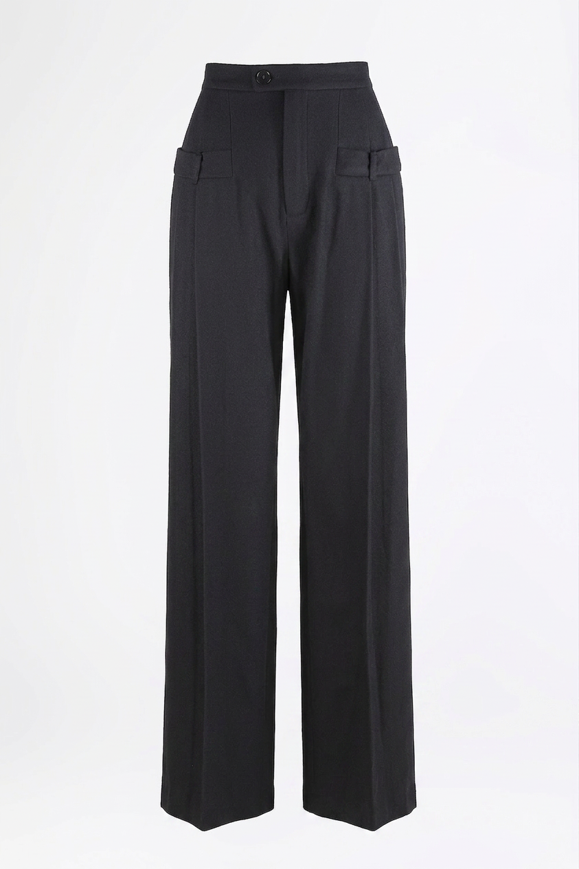 esther-perbandt-freak-volume-hose-schwarz-wolle-weit image 2