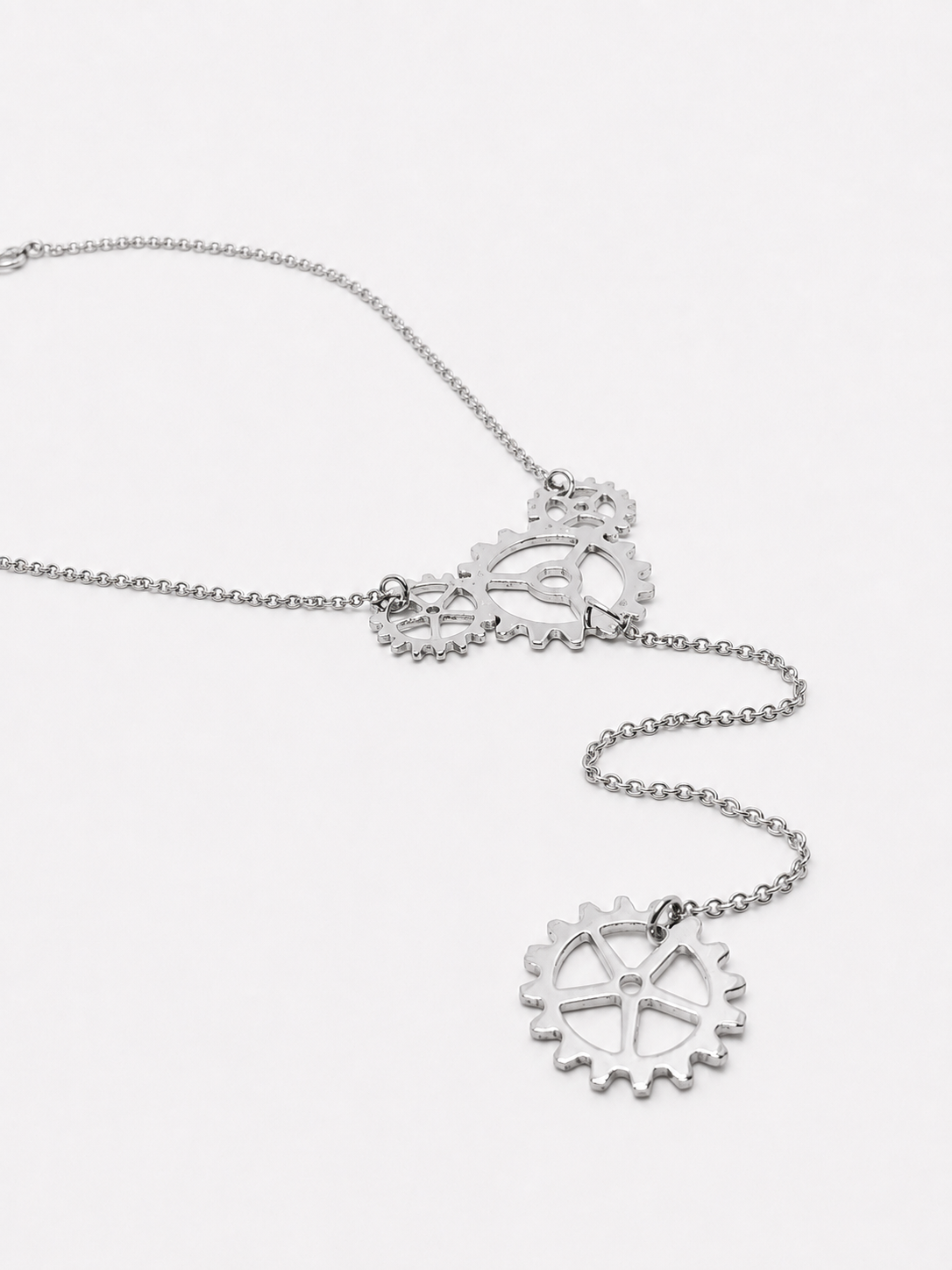 esther-perbandt-gearwheel-lange-silber-halskette-silber image 1