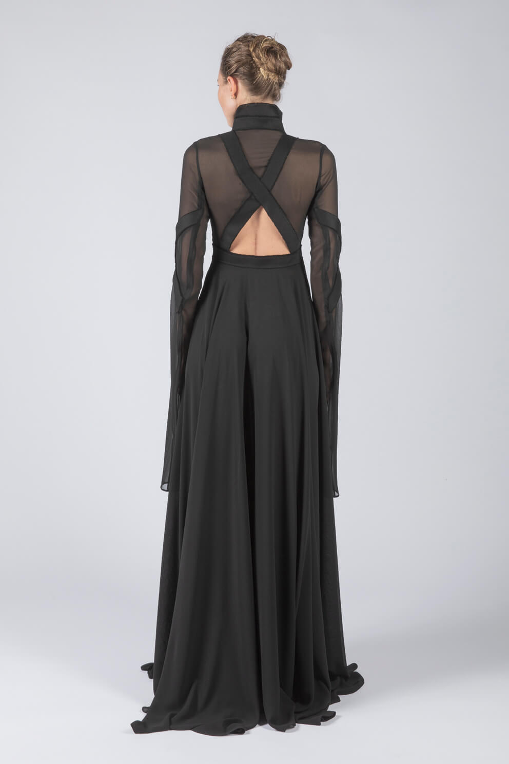 esther-perbandt-houston-kleid-damen-schwarz-lang-seide image 7