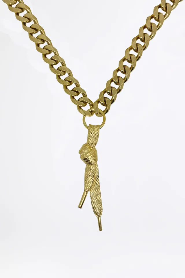 esther-perbandt-lace-halskette-gold-schwere-panzerkette image 1