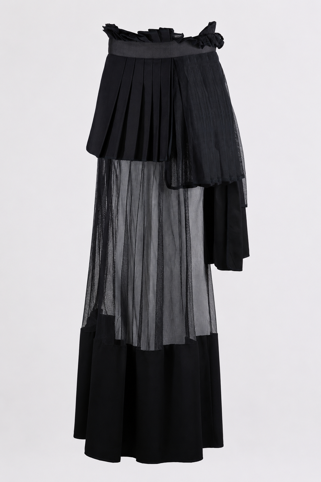 esther-perbandt-mesh-rock-herren-schwarz-asymmetrisch image 6