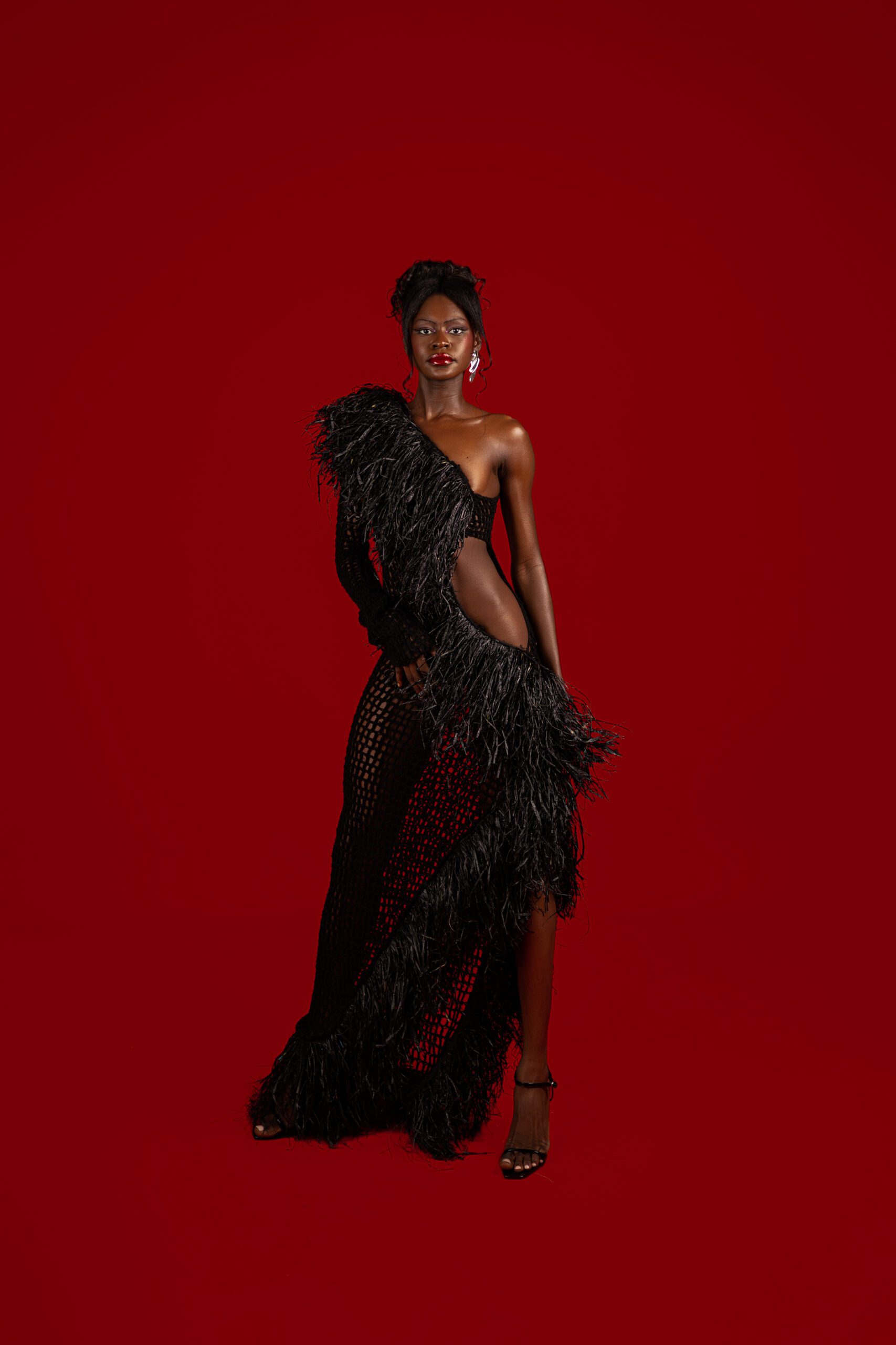 fruch-chachki-kleid-h-kelkleid-wolle-cut-out-raffia image 4