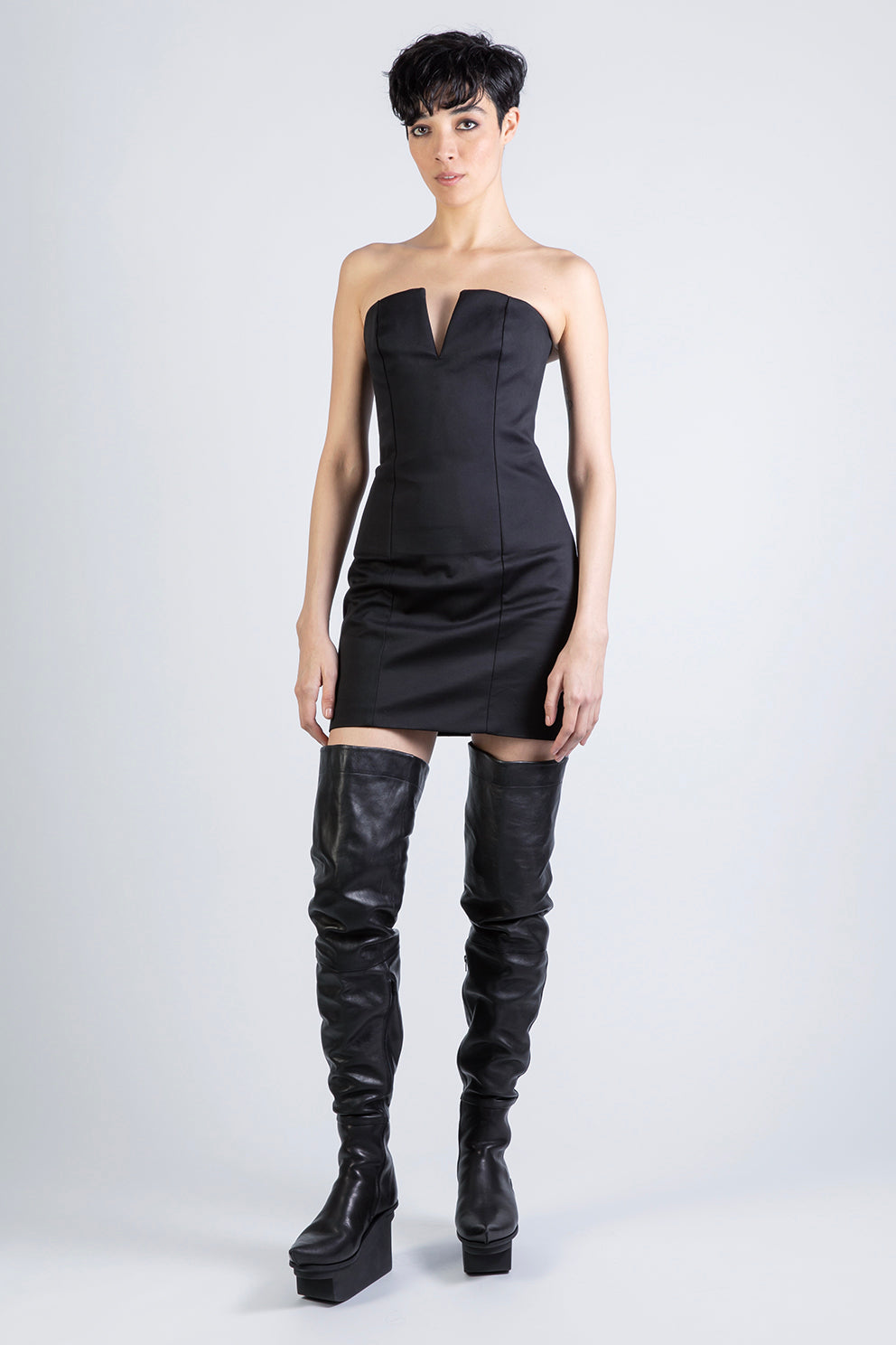 esther-perbandt-corsage-kleid-damen-schwarz-viskose image 1