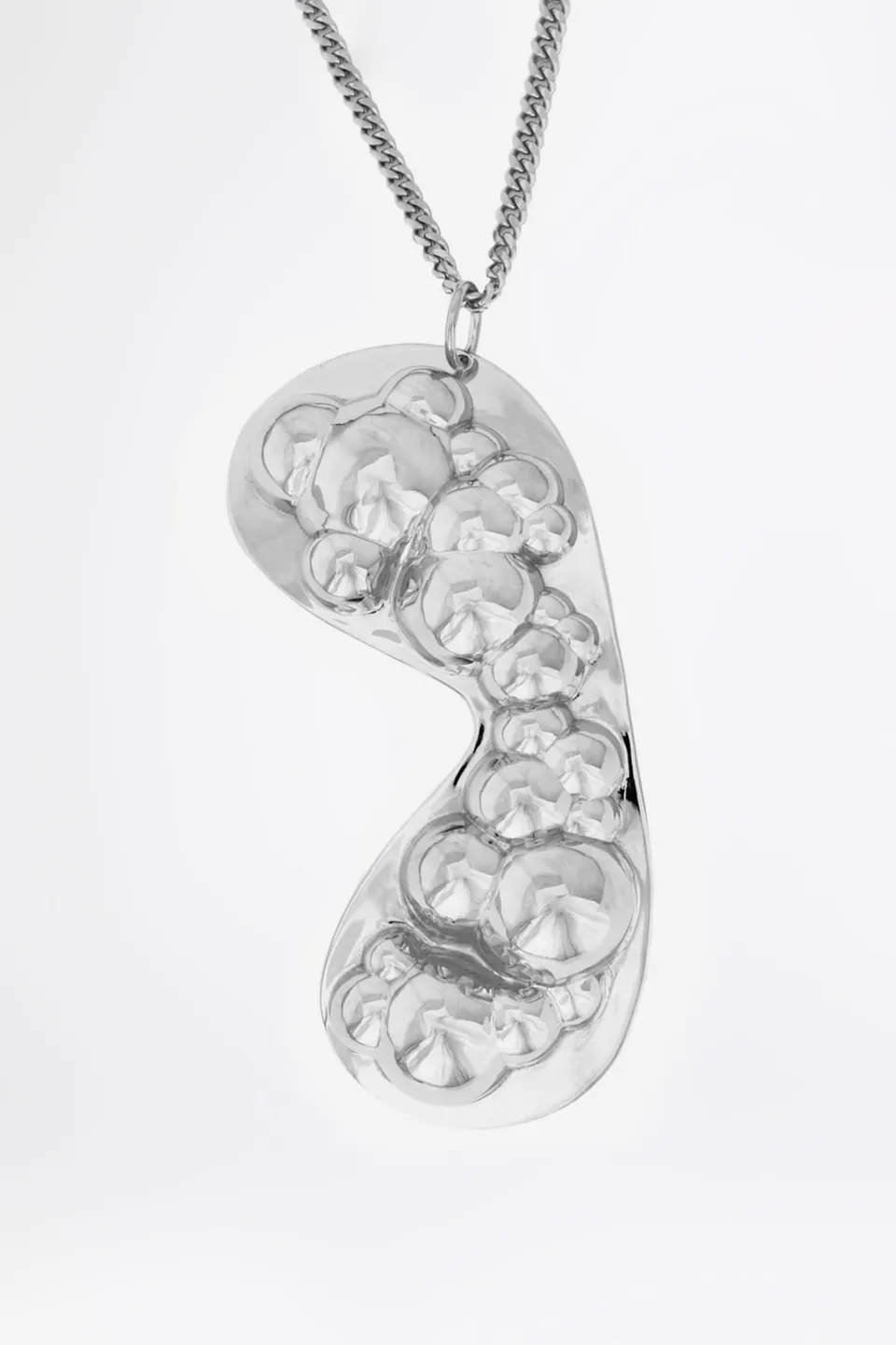 esther-perbandt-sleepmask-bubble-halskette-silber-60-cm image 1