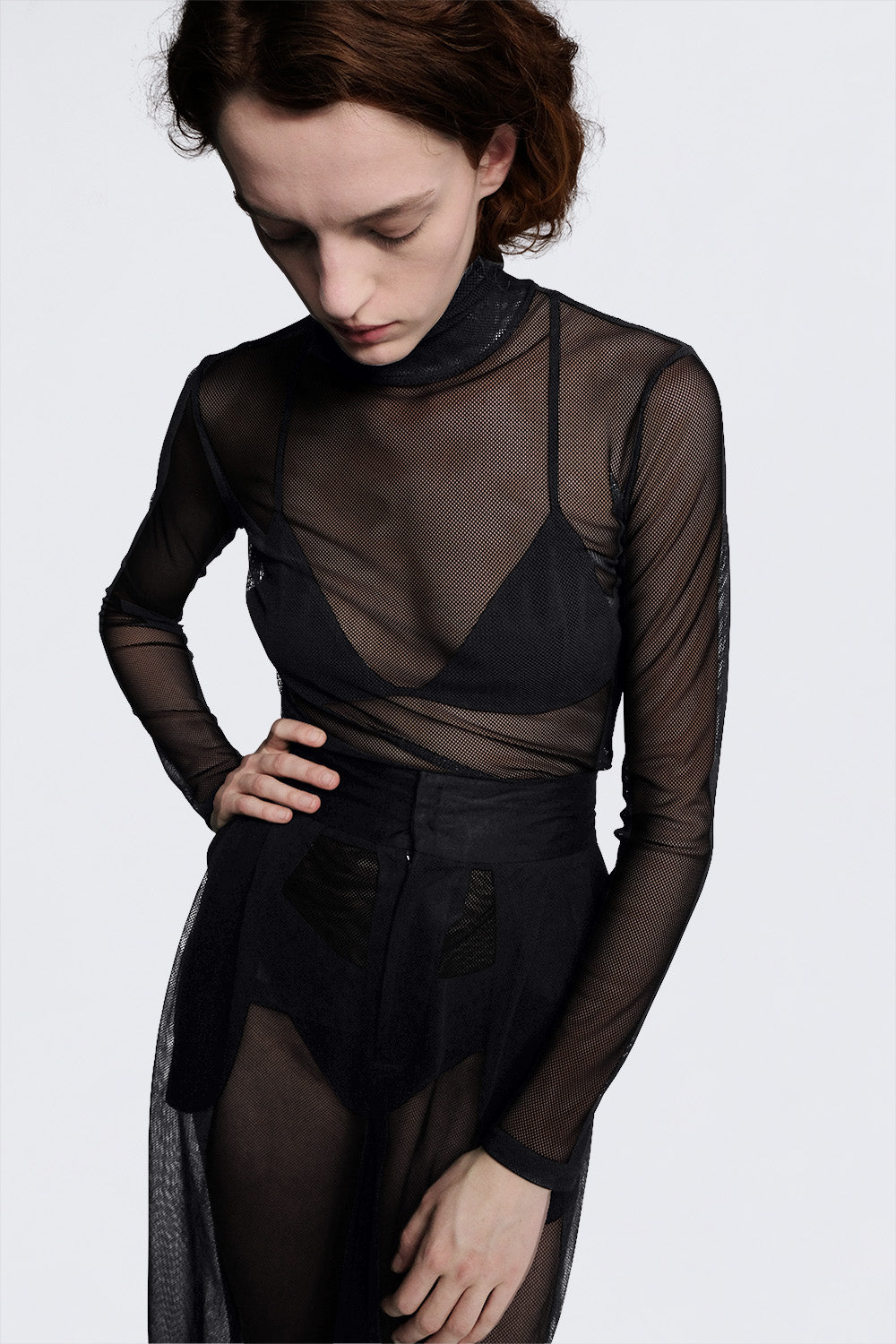 esther-perbandt-georgia-mesh-hose-schwarz-baumwolle image 6