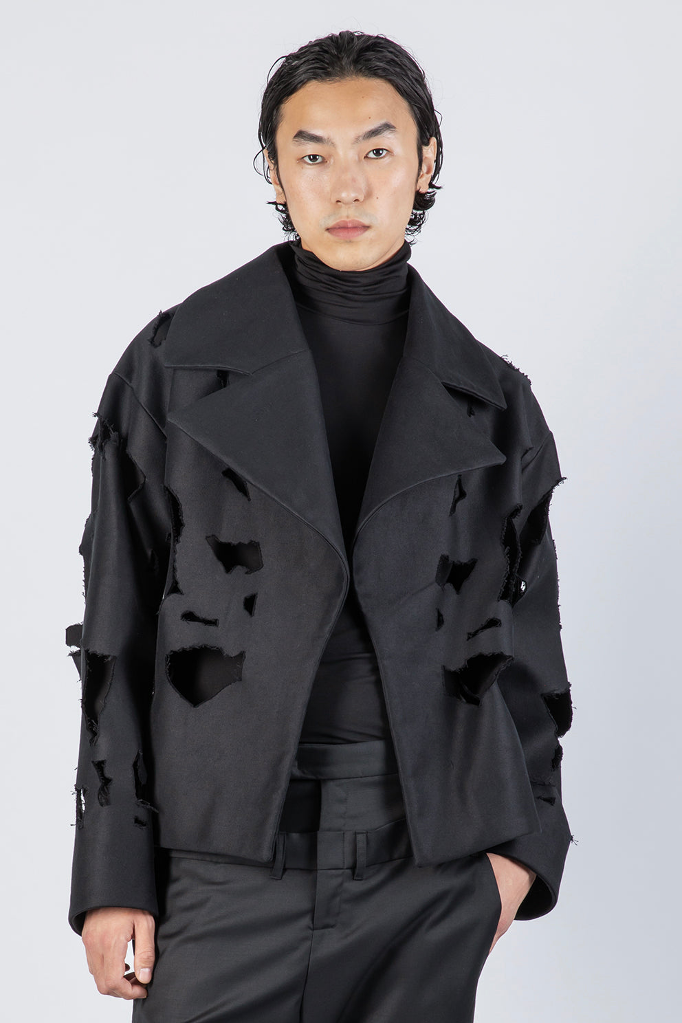 esther-perbandt-bird-cutout-jacke-herren-schwarz-baumwolle image 4