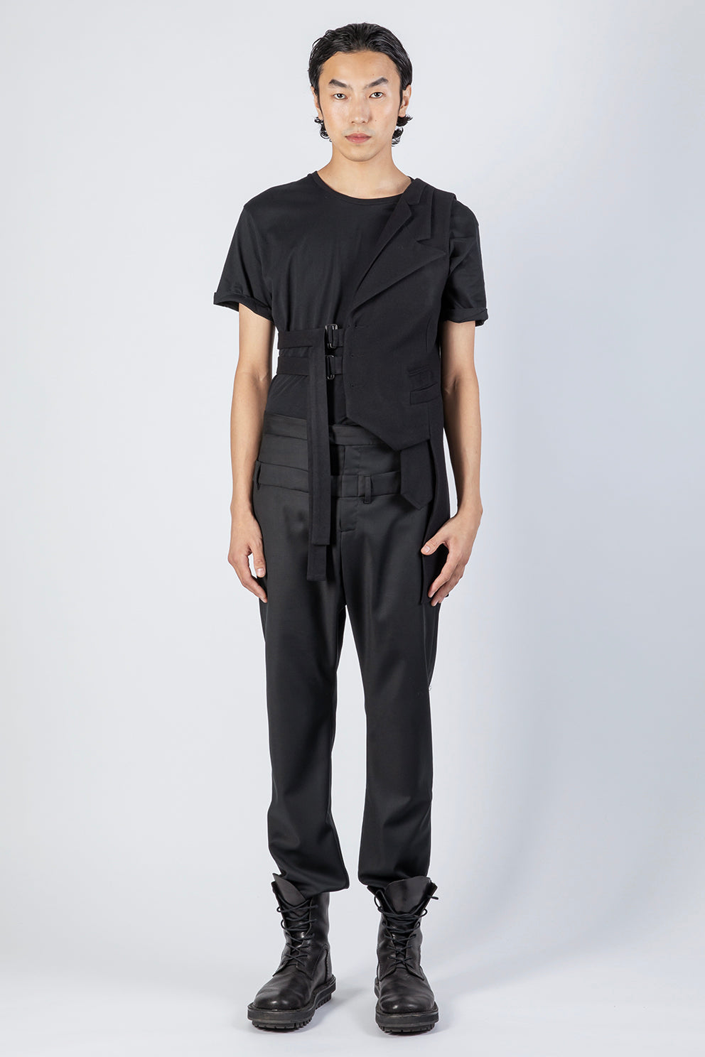 esther-perbandt-half-fin-weste-herren-schwarz-48-wolle-kaschmir image 4
