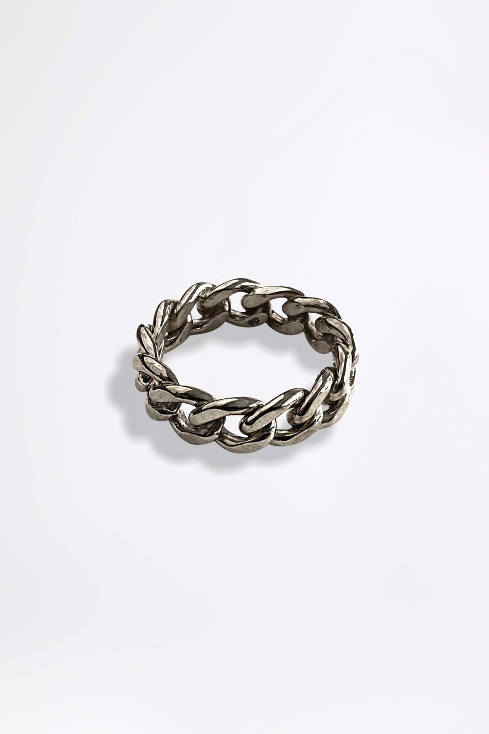 esther-perbandt-tank-chain-fine-ring-gunmetal-edelstahl image 1