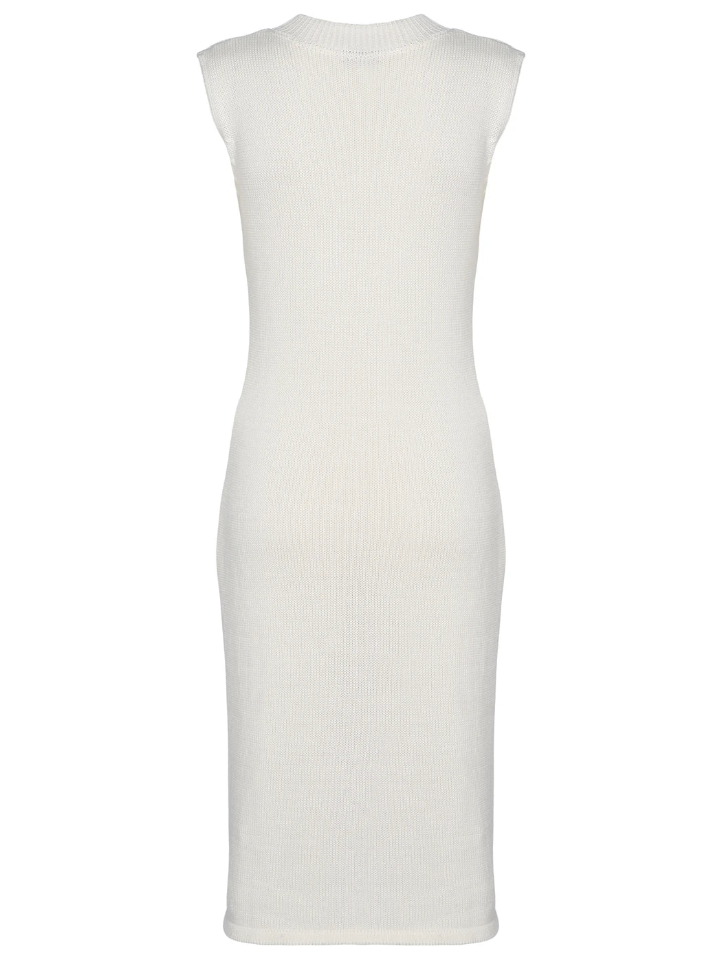 marcel-ostertag-strickkleid-midi-weiss-baumwollkleid image 2