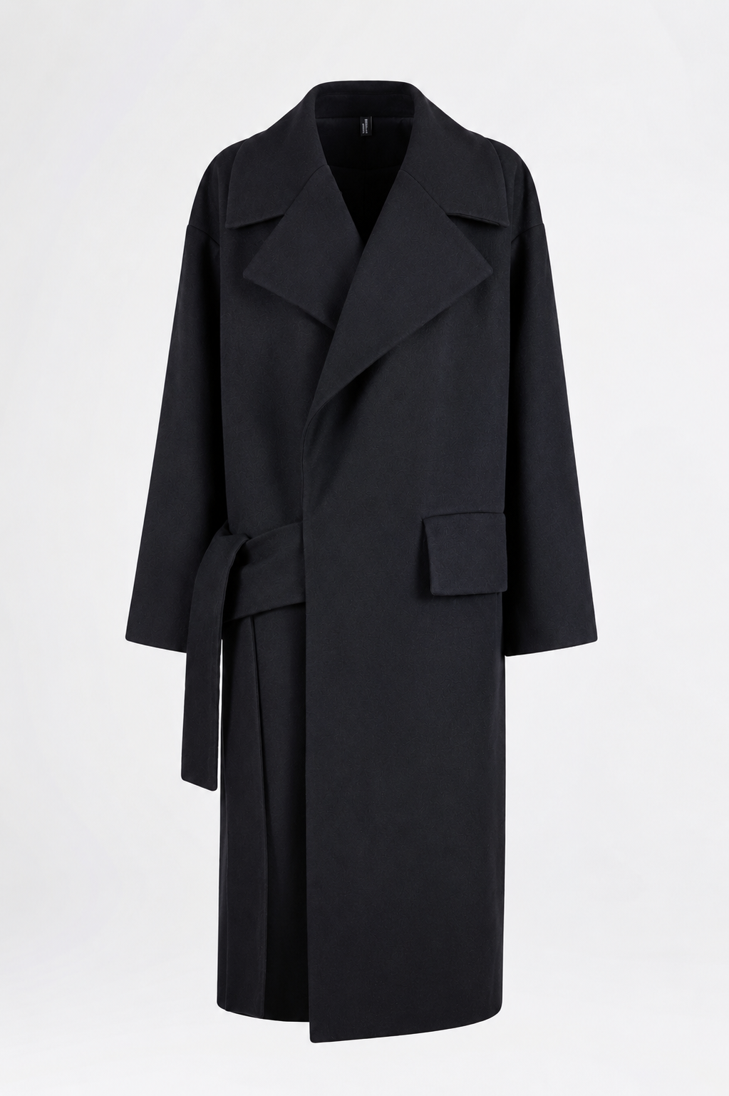 esther-perbandt-cocoon-mantel-damen-schwarz-oversize-wolle image 2
