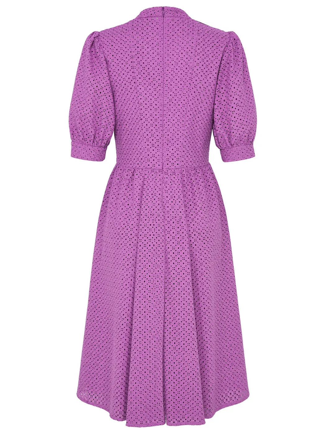 marcel-ostertag-lochspitze-midikleid-violett-baumwolle image 2