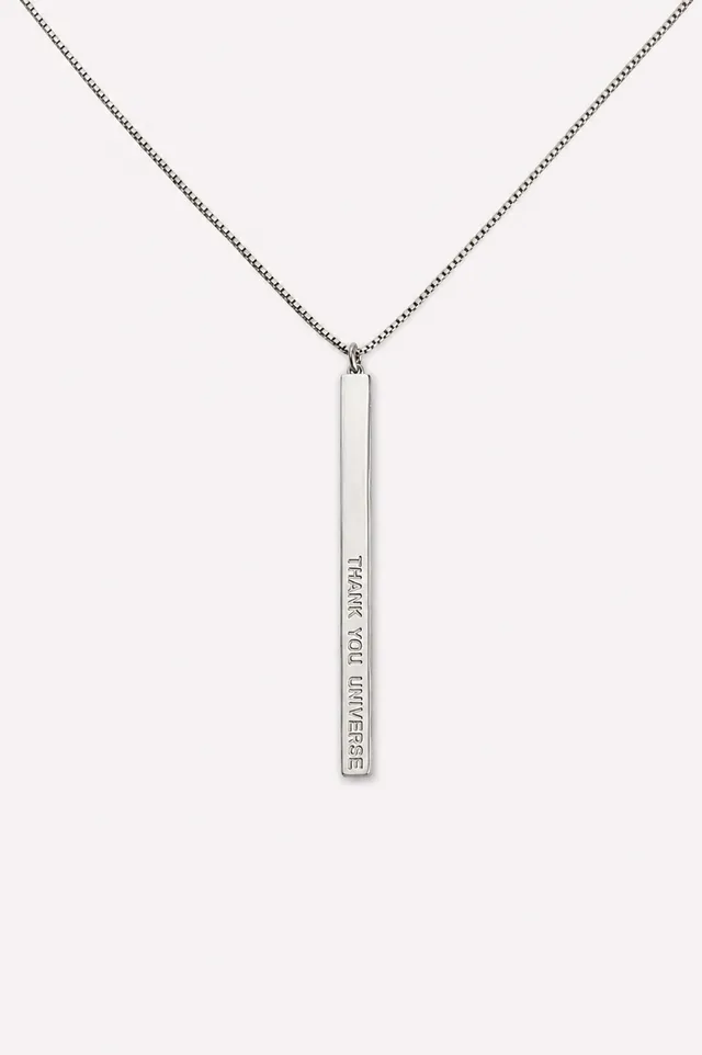 esther-perbandt-thank-you-universe-kette-silber-edelstahl image 1
