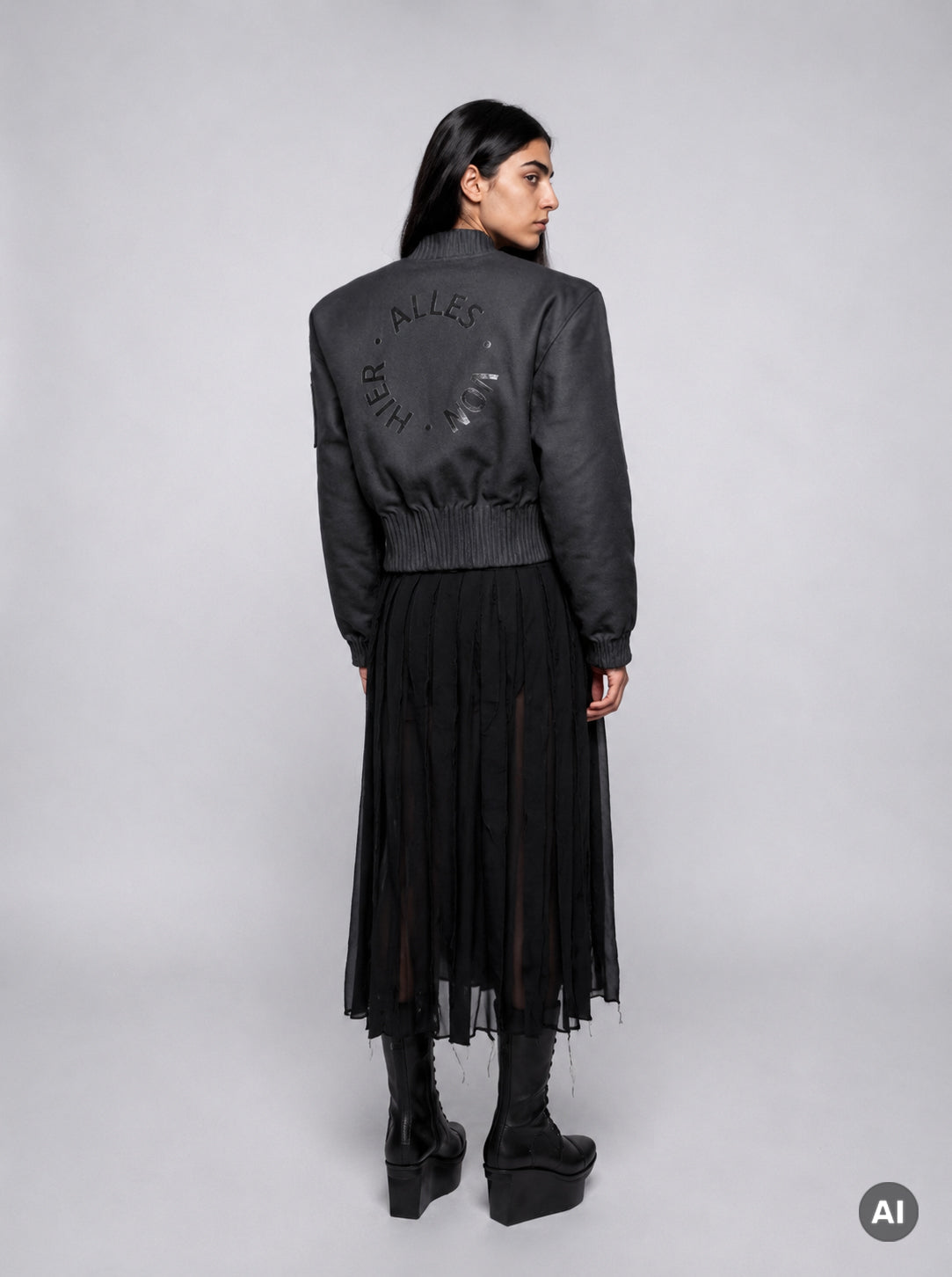 esther-perbandt-alles-von-hier-bomberjacke-damen-schwarz image 3