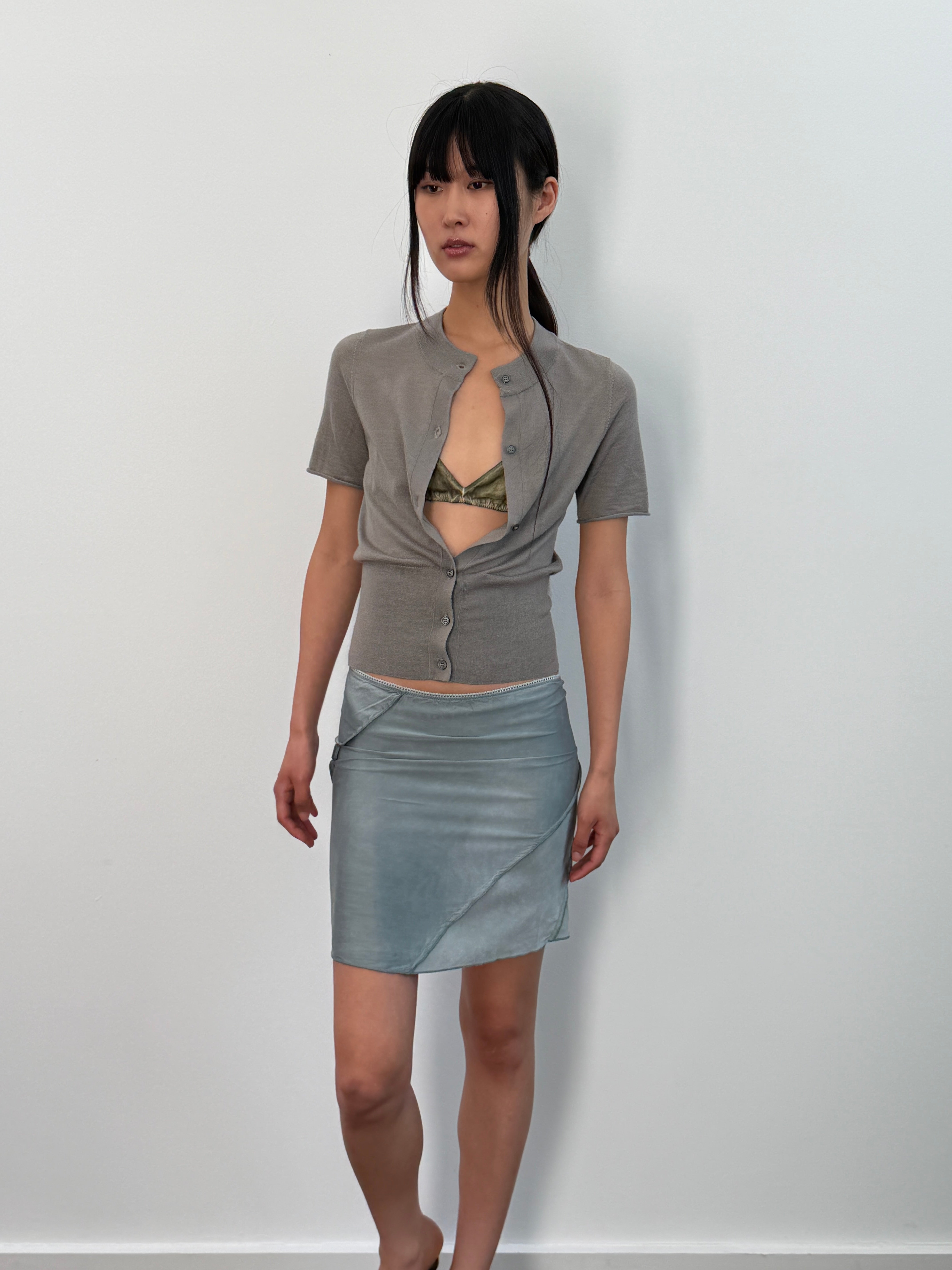 ioannes-bias-skirt-seiden-rock-damen-mini-schmal image 2